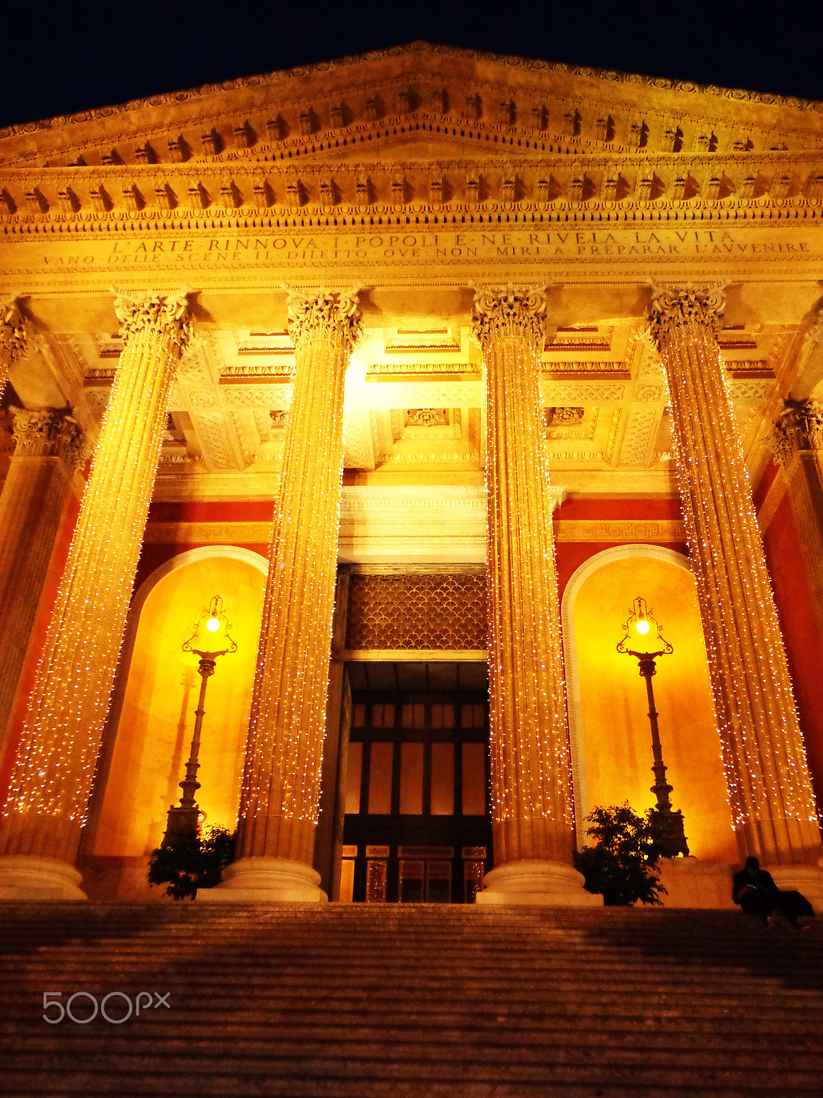 Sony DSC-W630 sample photo. The teatro massimo vittorio emanuele photography