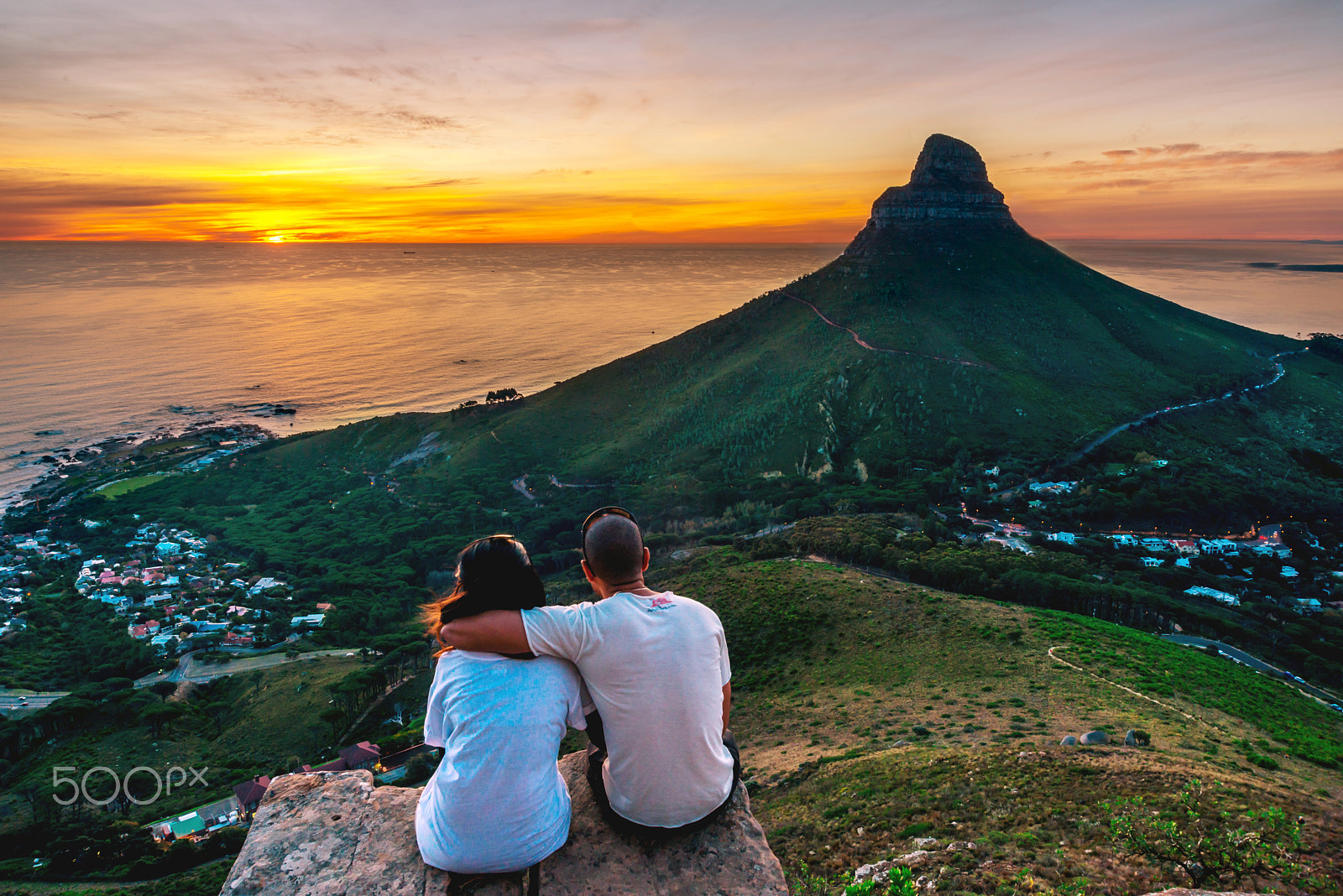 Nikon D800 sample photo. Sunset at kloof corner photography