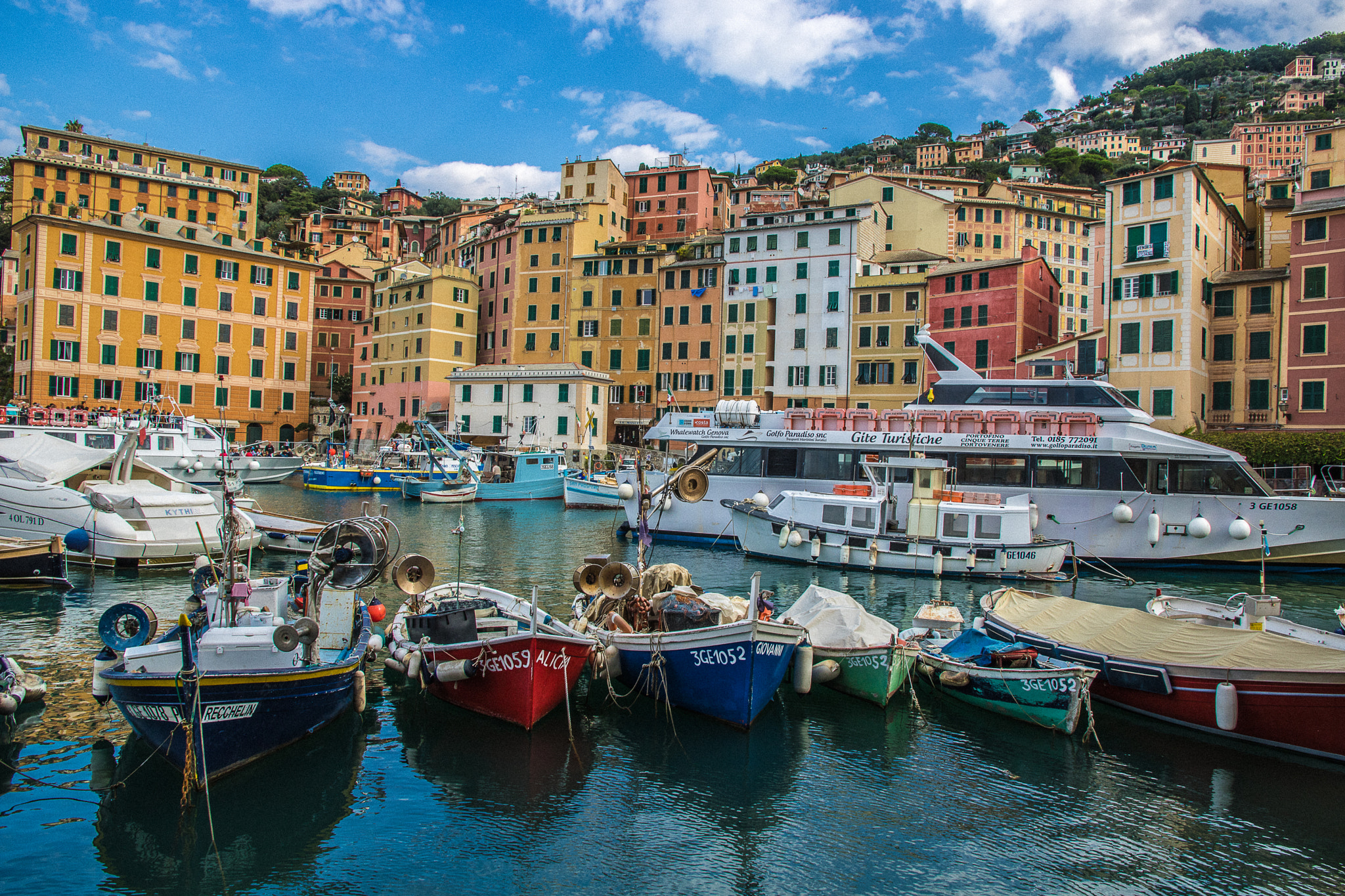 Canon EOS 760D (EOS Rebel T6s / EOS 8000D) sample photo. Camogli habour - italy photography