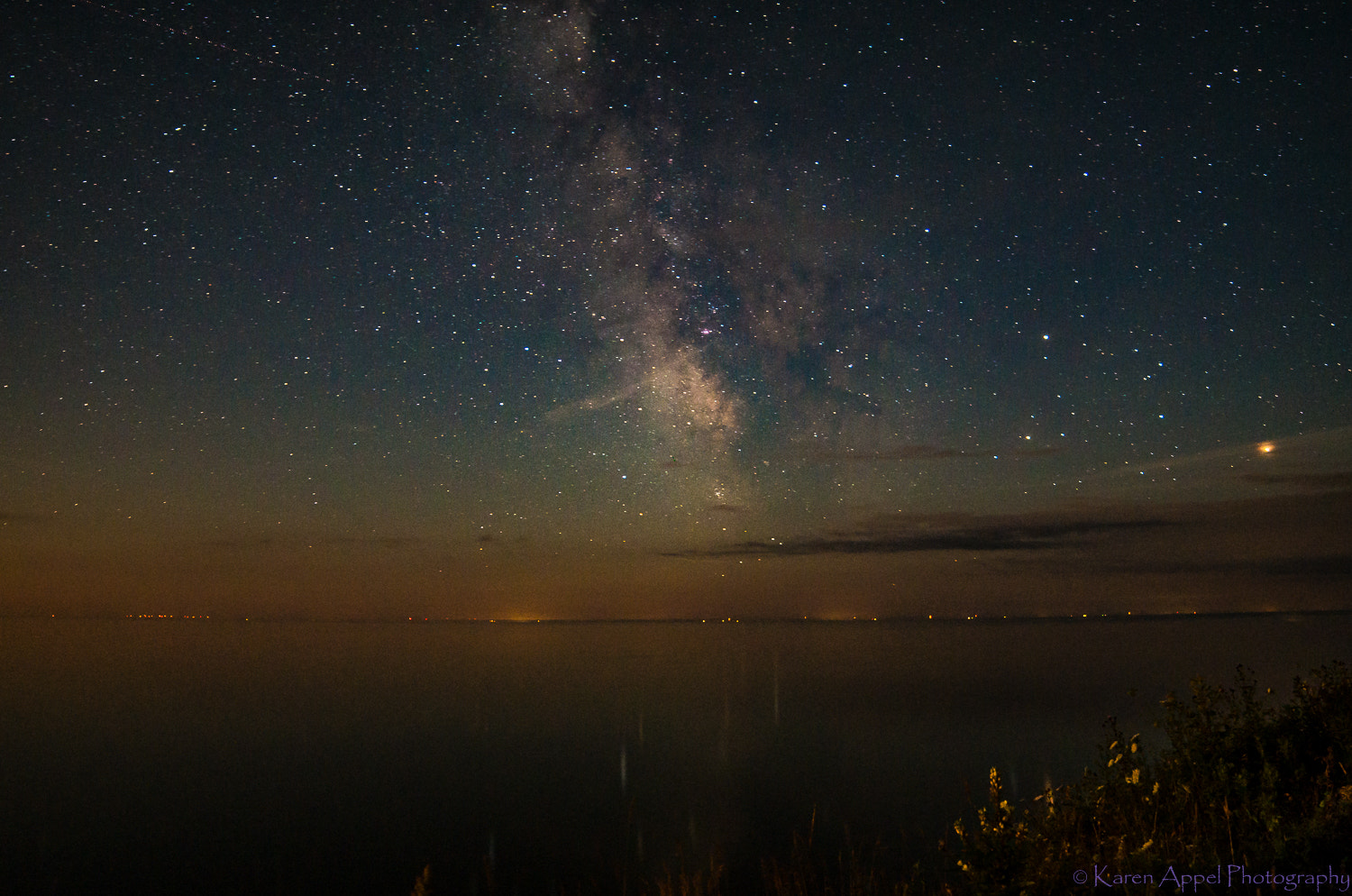 Pentax K-5 IIs sample photo. The milky way over beautiful prince edward island. photography