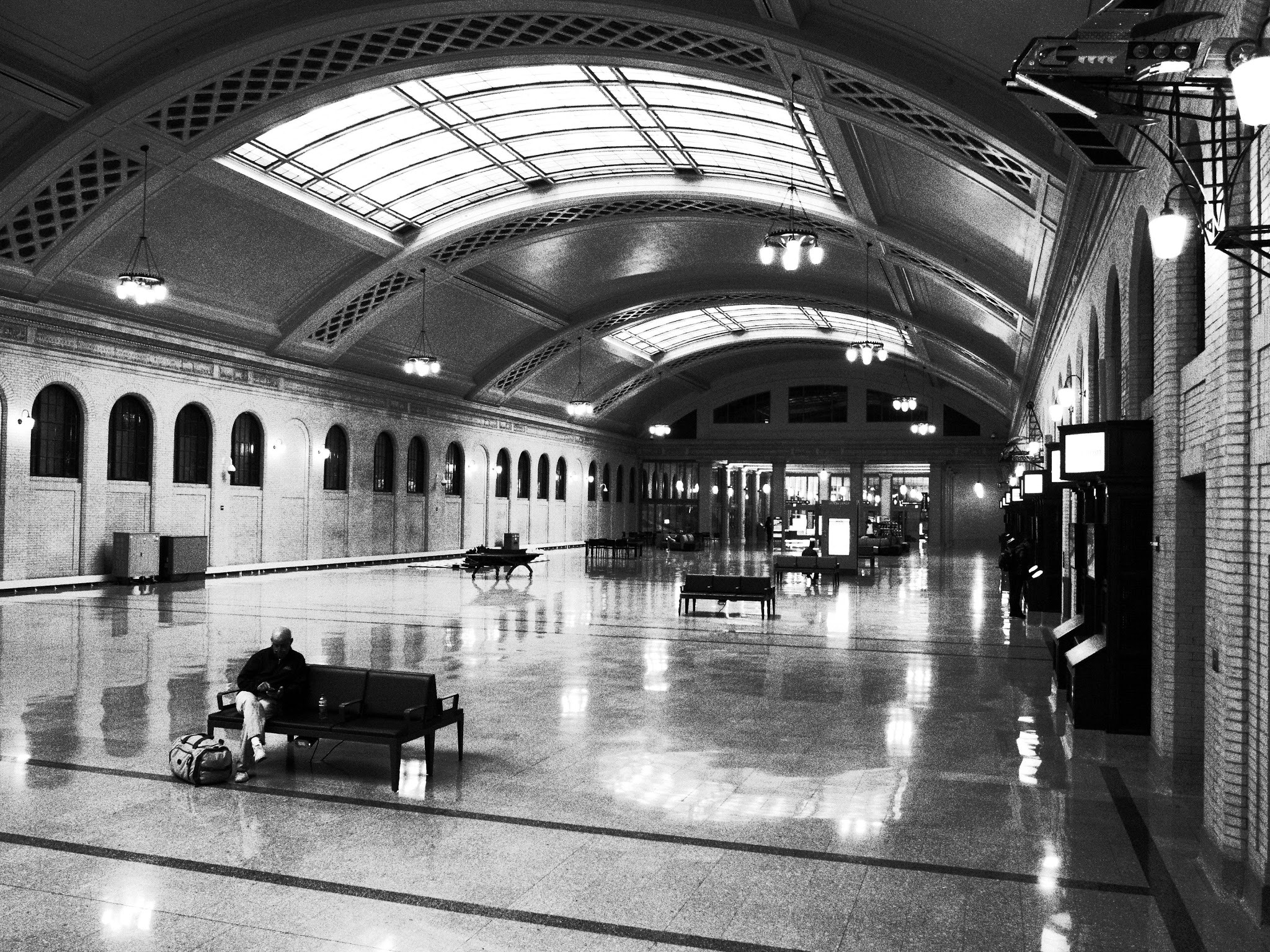 Ricoh GXR A12 sample photo. Union depot main hall photography