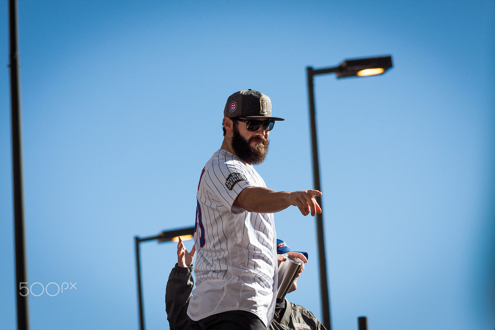 Canon EF 75-300mm f/4-5.6 USM sample photo. Cubs parade photography