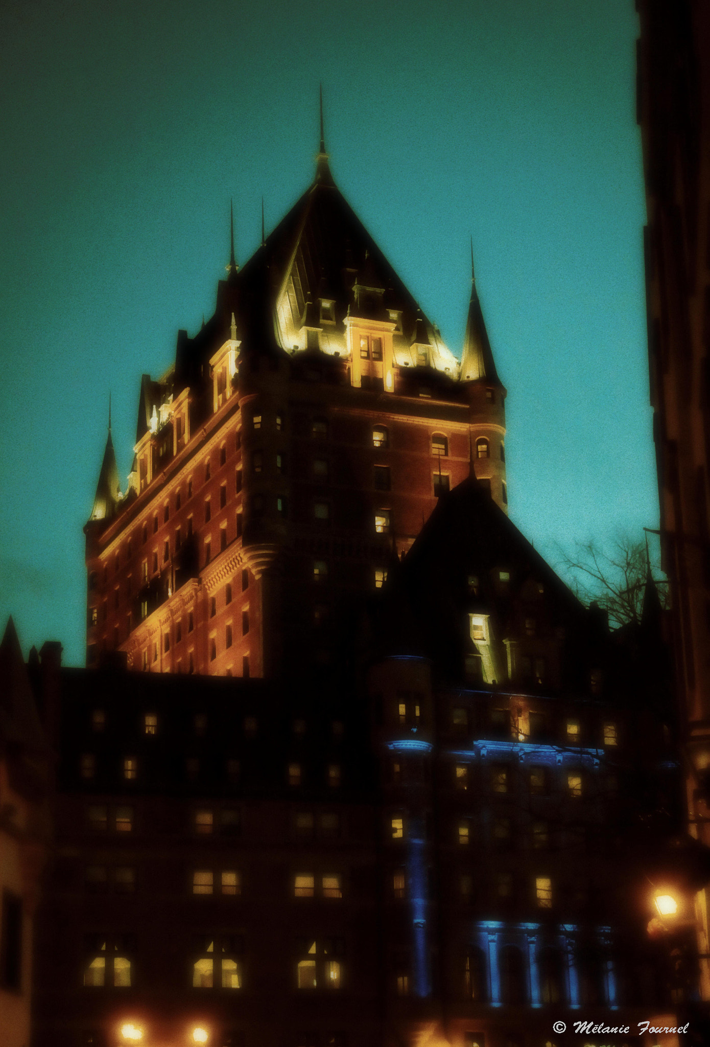 Canon EOS 50D sample photo. Château frontenac, québec city photography