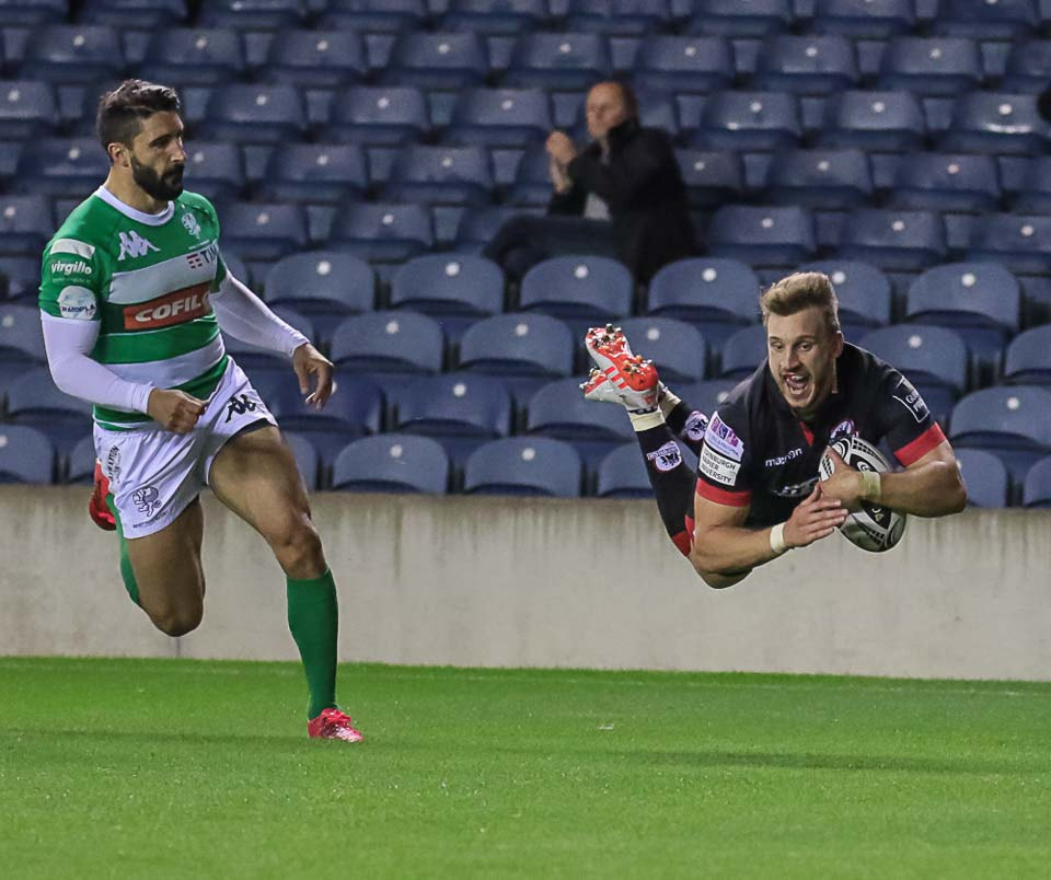 Canon EF 200mm F2.8L II USM sample photo. Edinburgh rugby v benetton treviso,  7th october 2016 photography