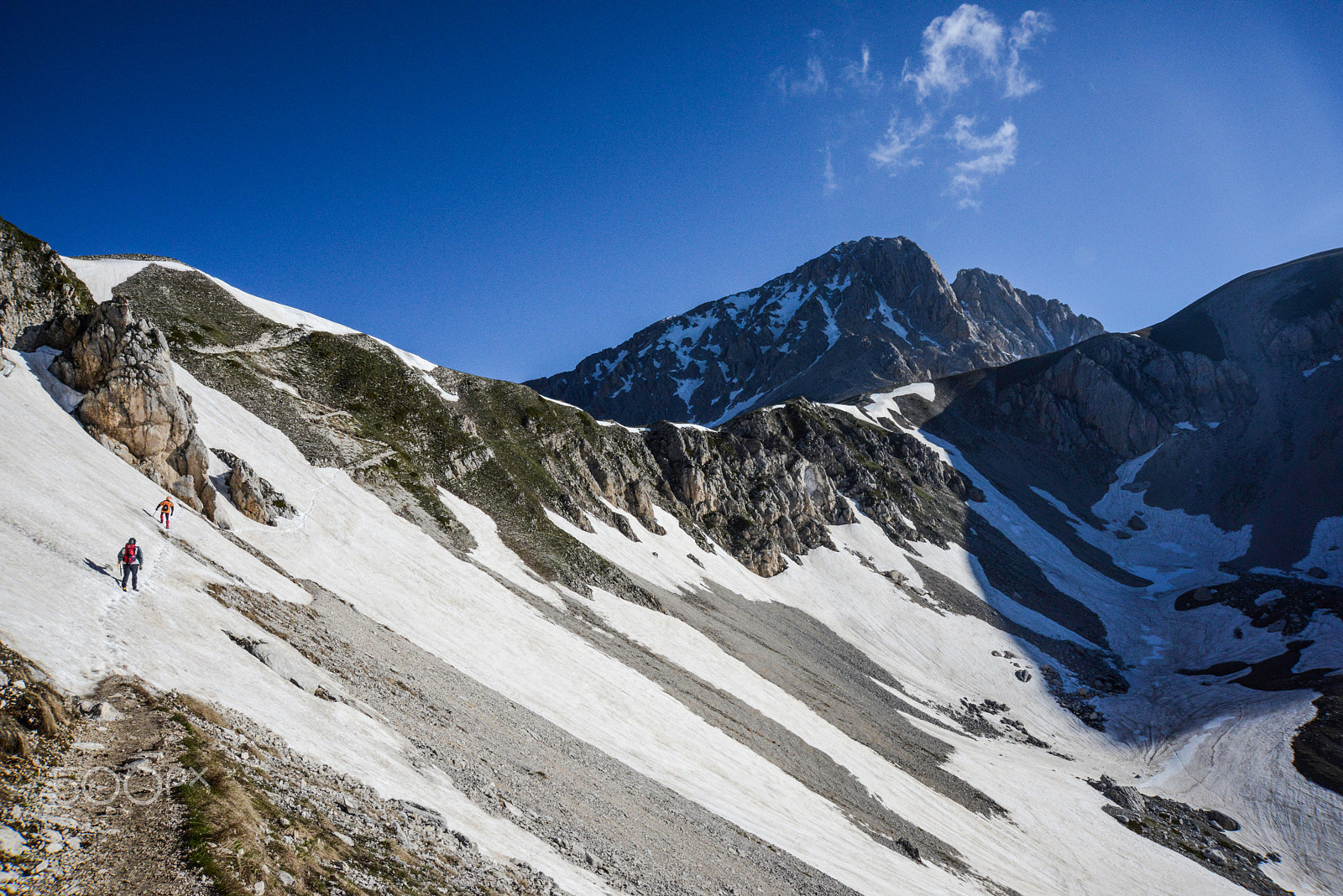 Nikon AF Nikkor 24-85mm F2.8-4D IF sample photo. La direttissima per la cima del c. grande photography