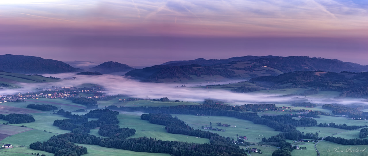 Nikon D600 sample photo. Morning landscape with hills photography