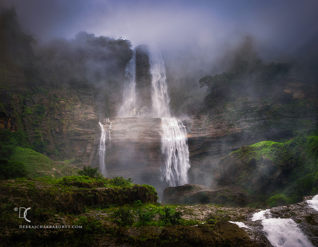 Kynrem falls Cherrapunji