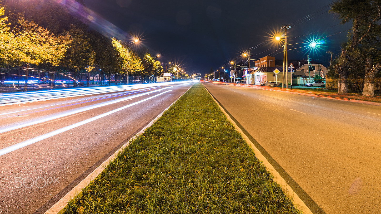 Sony a7 sample photo. Enchantment of the city at night photography