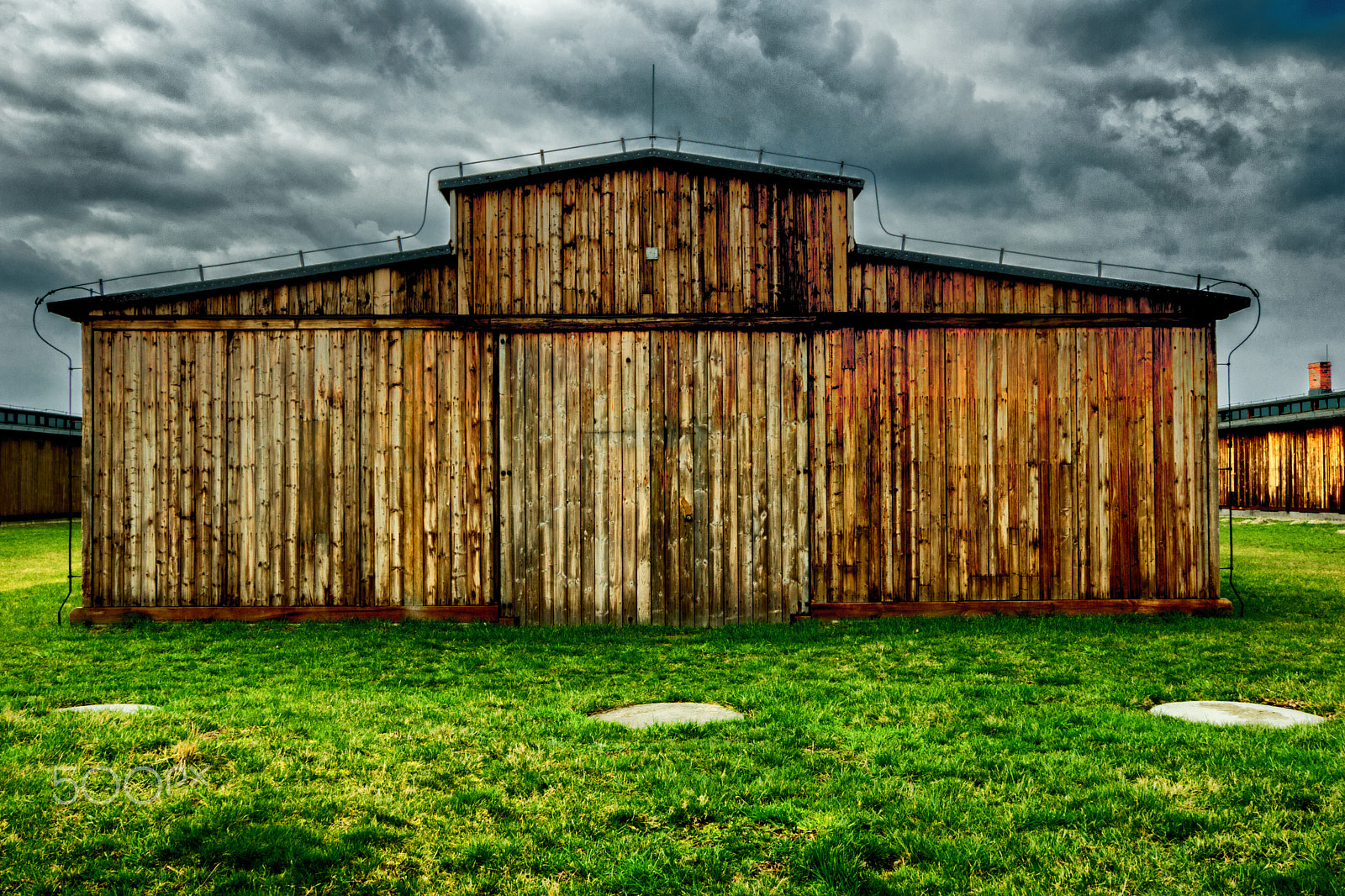 Sony SLT-A65 (SLT-A65V) sample photo. Birkenau barrack photography