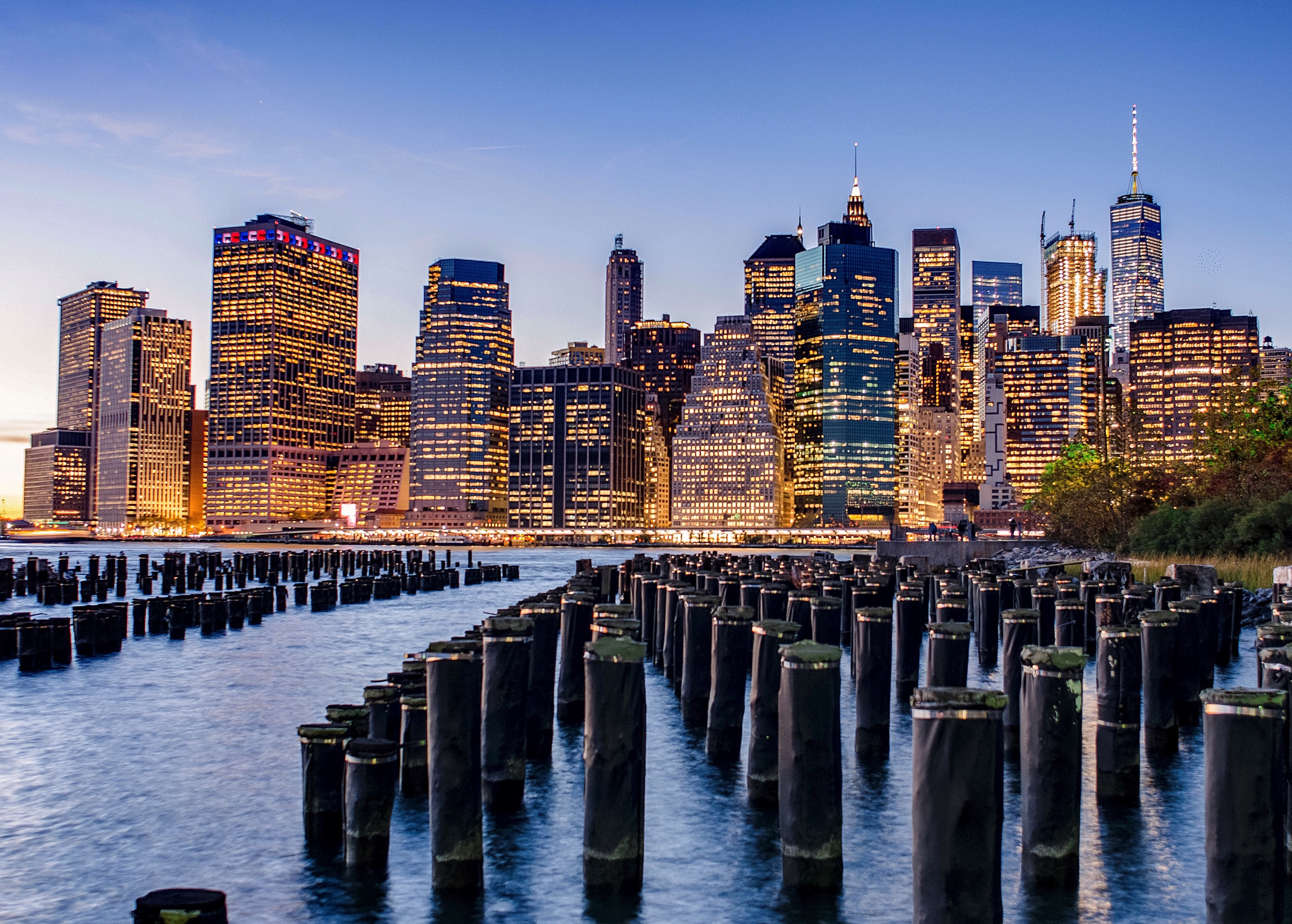 Nikon D7000 + Nikon AF Nikkor 24mm F2.8D sample photo. New york city skyline photography