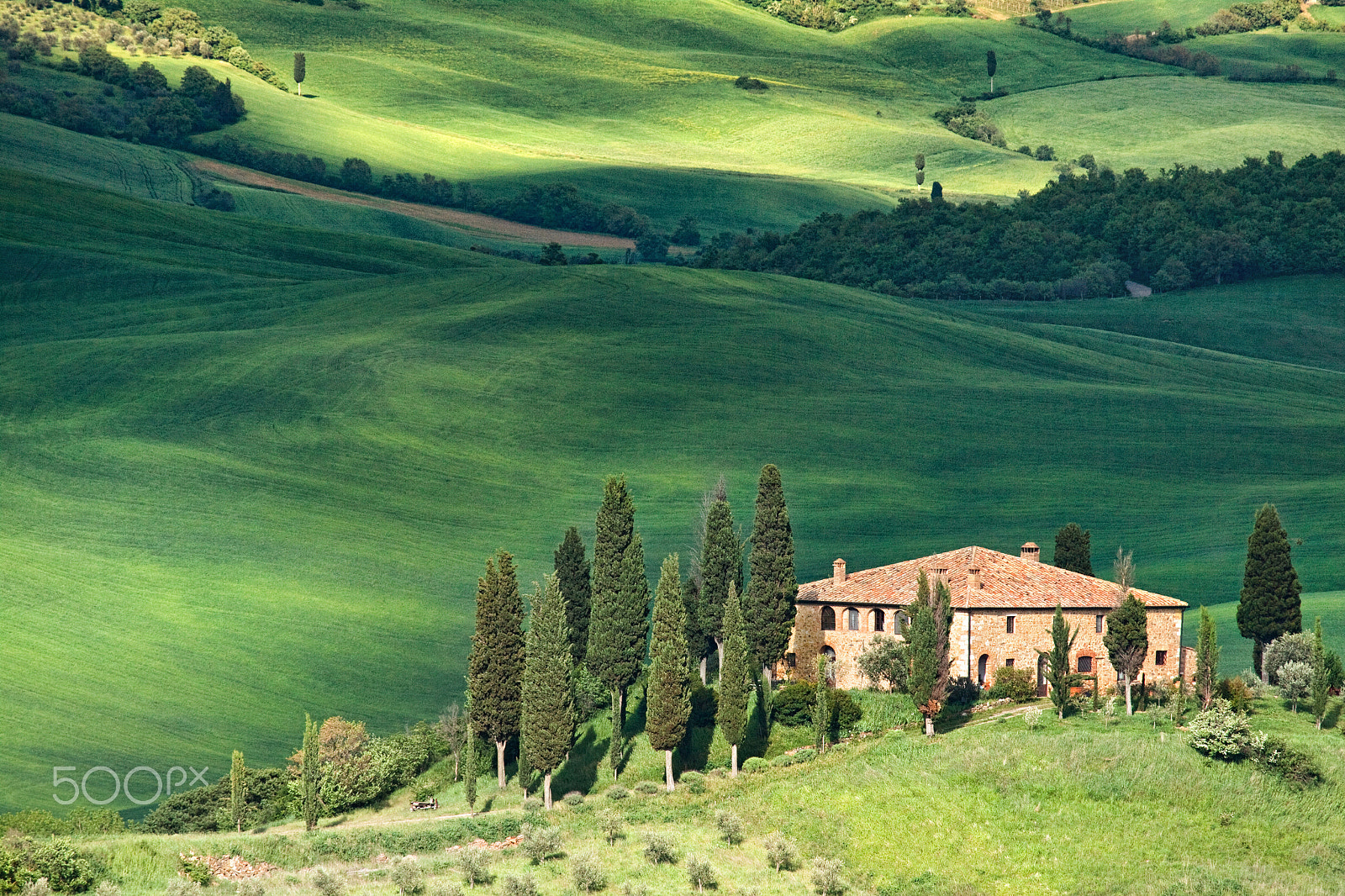 Canon EF 70-200mm F4L IS USM sample photo. Tuscany landscape - belvedere photography