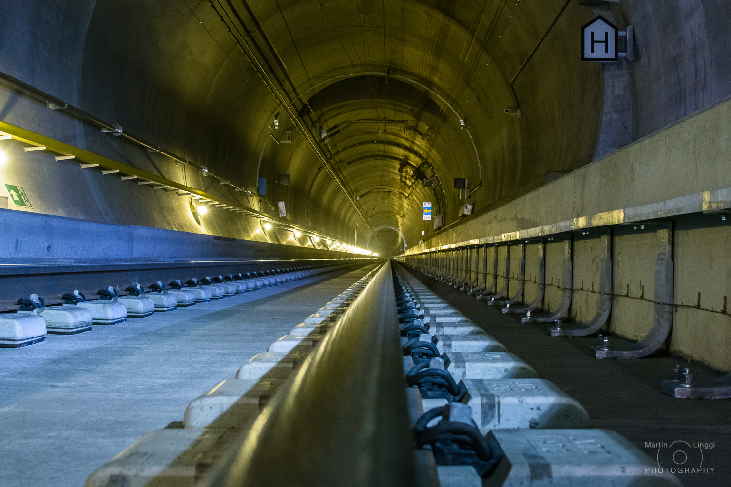 Nikon AF-S Nikkor 24-120mm F4G ED VR sample photo. Inside the gotthard base tunnel 2 photography