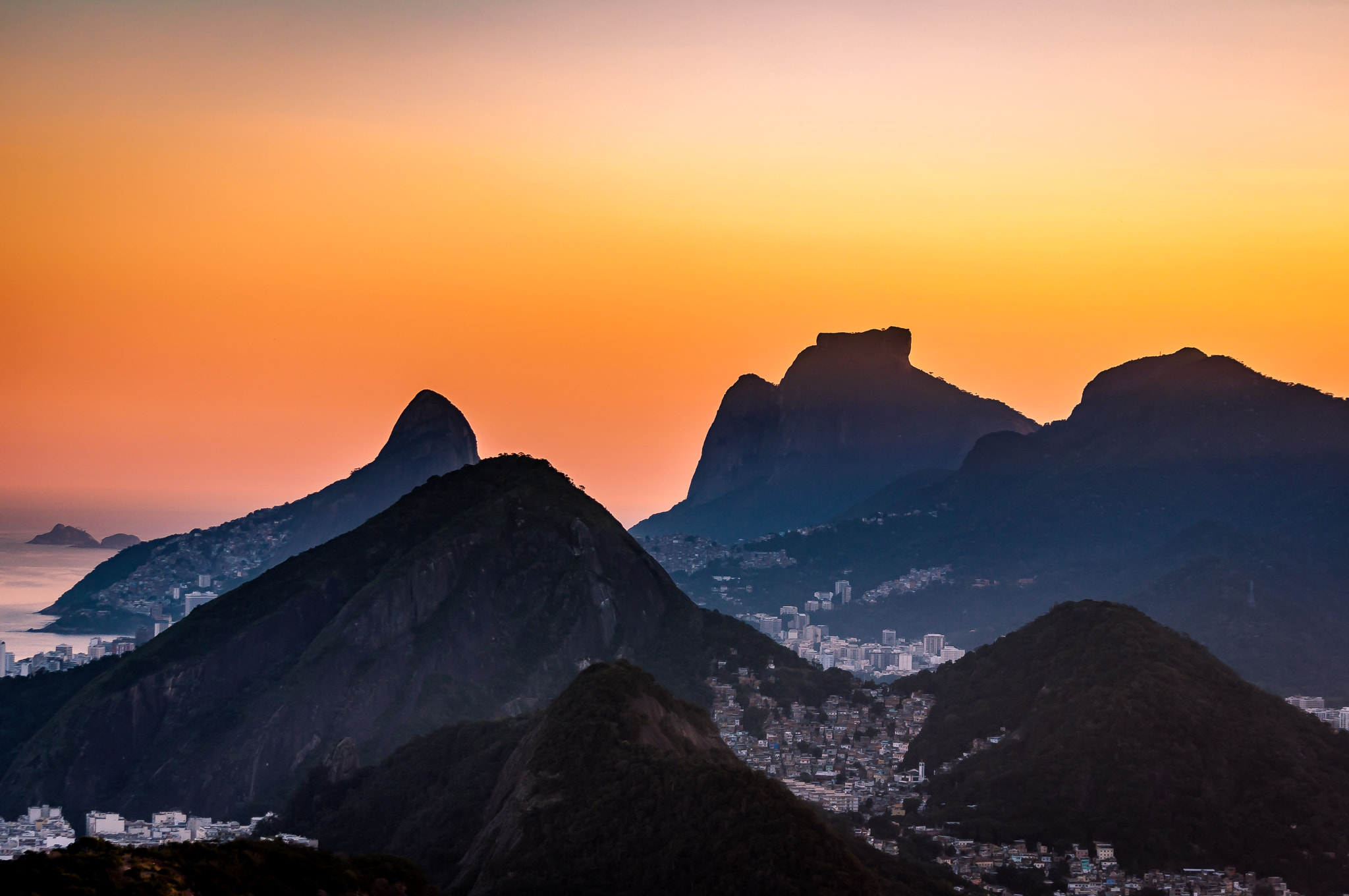 Sigma 70-300mm F4-5.6 APO DG Macro sample photo. Por do sol,  rio de janeiro photography