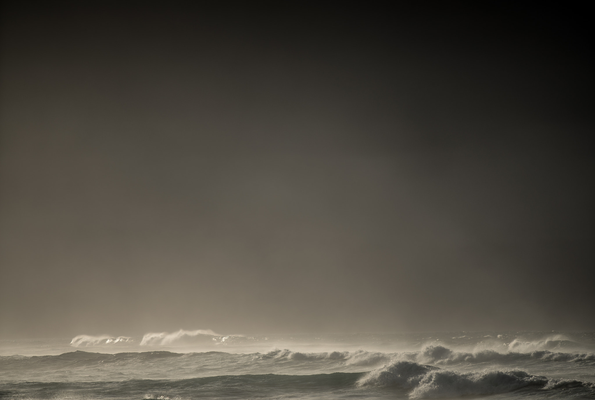 Sony a7S II + Canon EF 70-200mm F2.8L IS USM sample photo. Wind, waves, rain photography