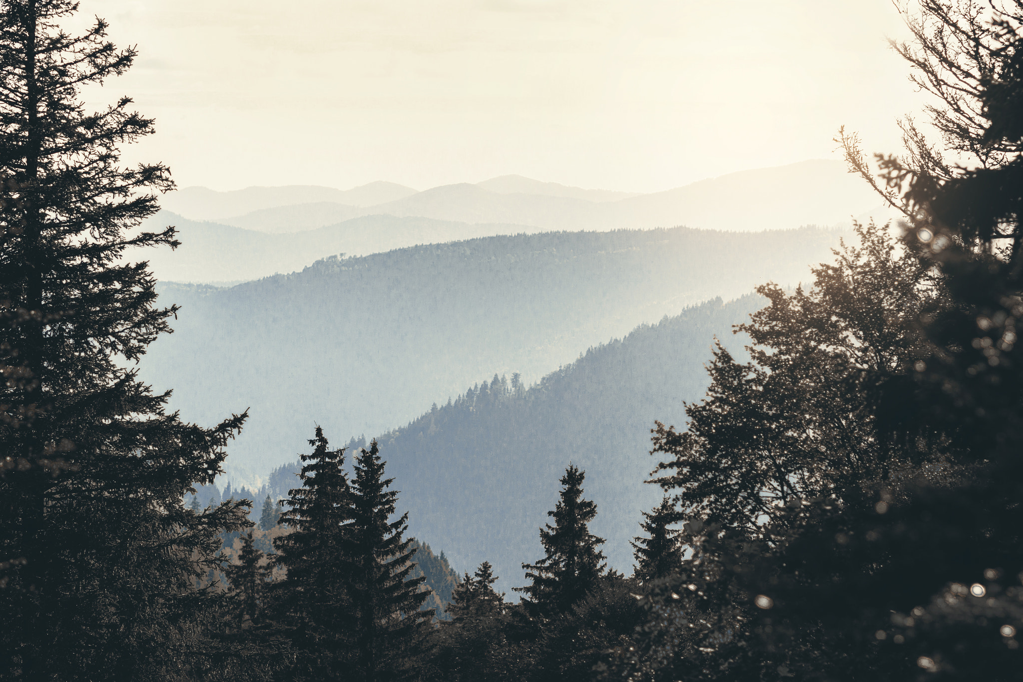 Canon EF 100mm F2.0 USM sample photo. Mountain layers photography