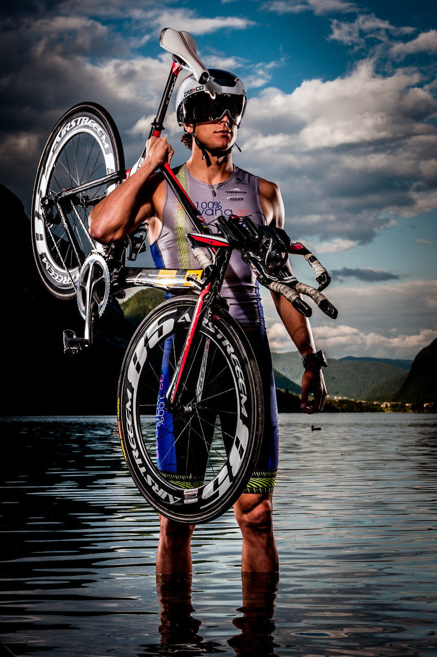 Nikon D3 sample photo. Triathlon photography