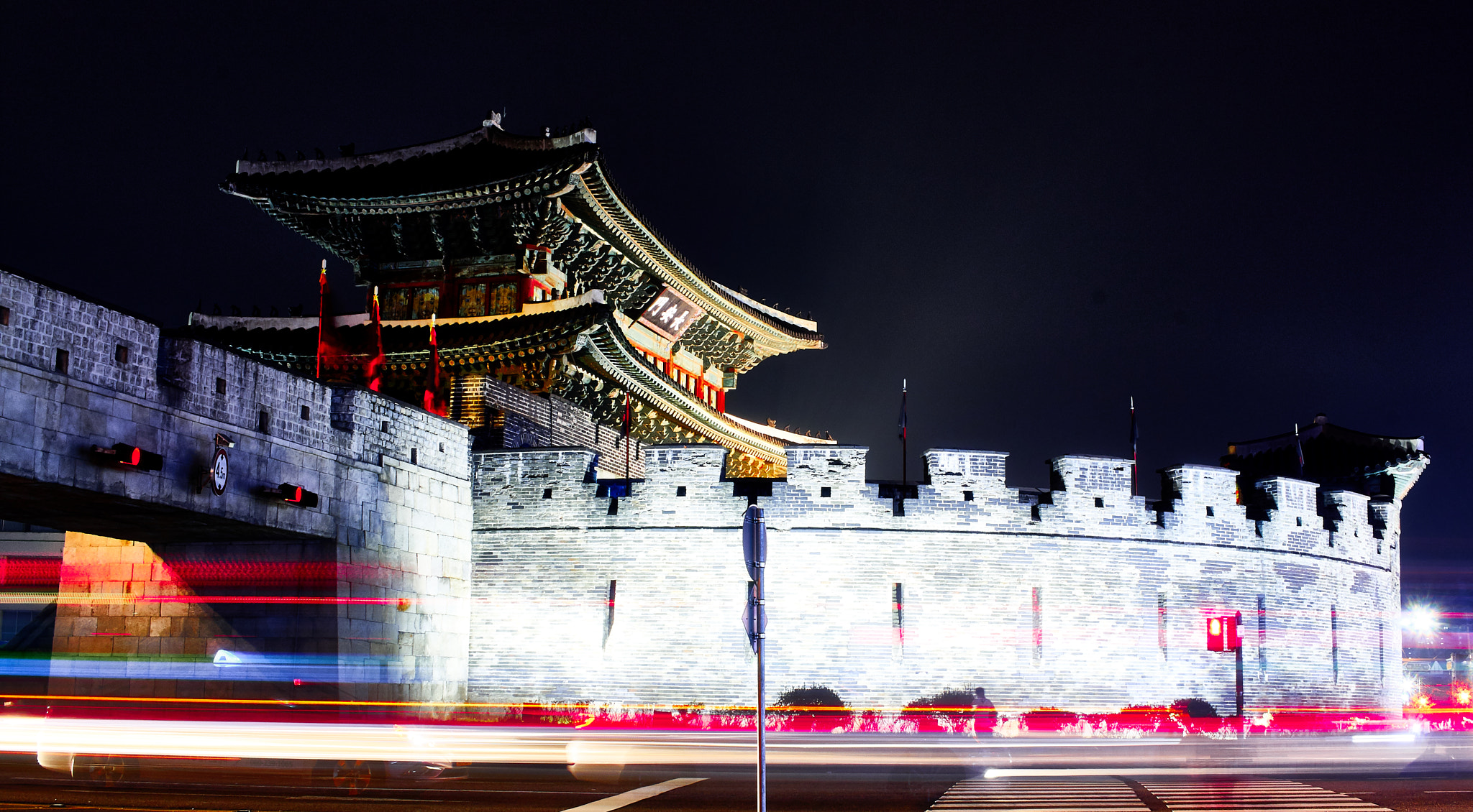 Canon EF-S 24mm F2.8 STM sample photo. Janganmun gate photography