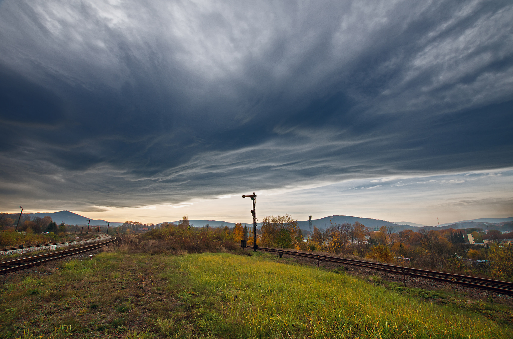 Pentax K-5 II + Sigma 10-20mm F3.5 EX DC HSM sample photo. Railway to the mountains photography