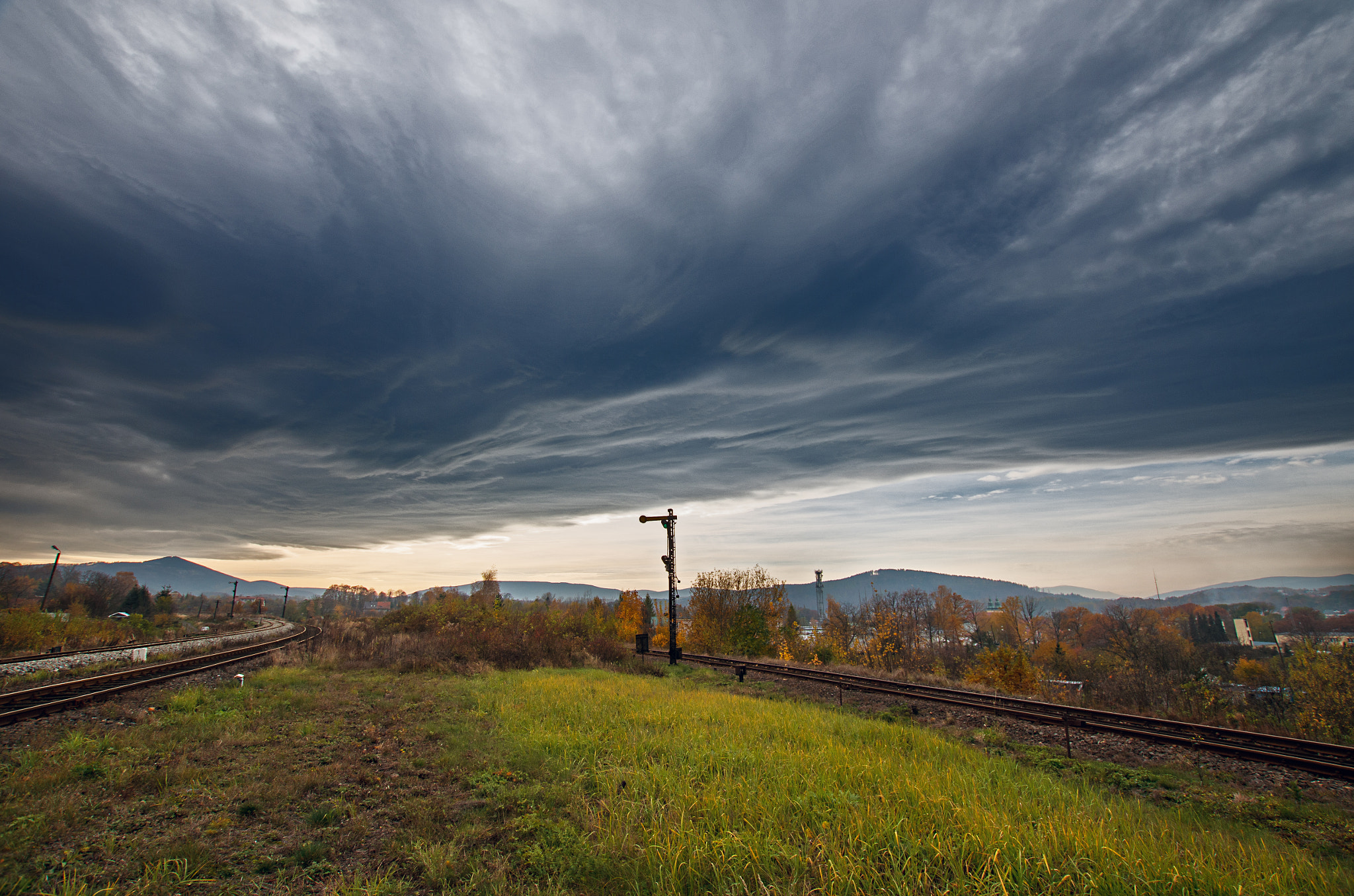 Sigma 10-20mm F3.5 EX DC HSM sample photo. Railway to the mountains photography