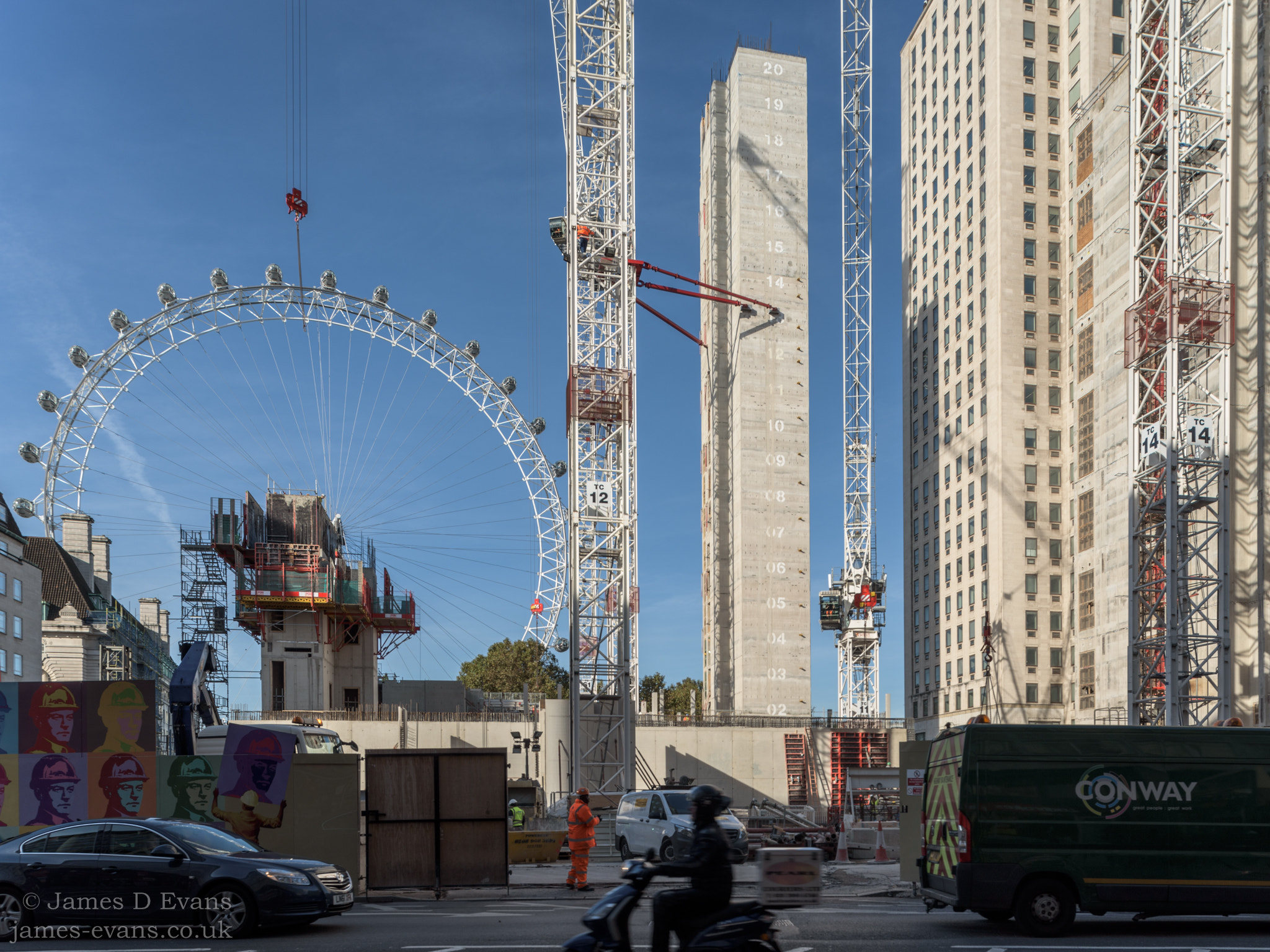 Nikon PC-E Nikkor 24mm F3.5D ED Tilt-Shift sample photo. Southbank place photography