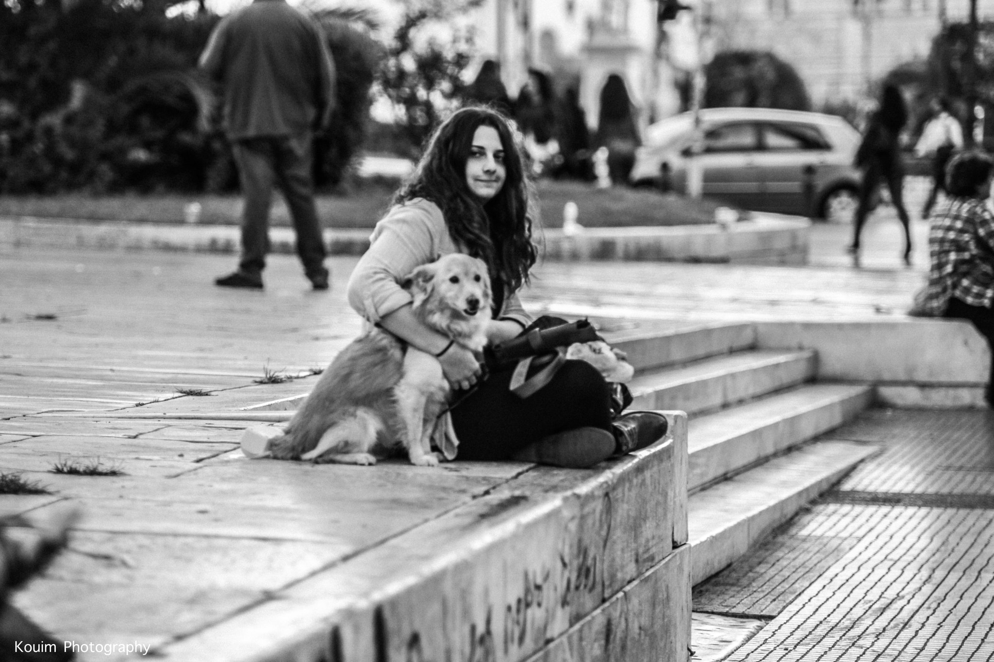 Sigma 50-100mm F1.8 DC HSM Art sample photo. She & her dog! photography