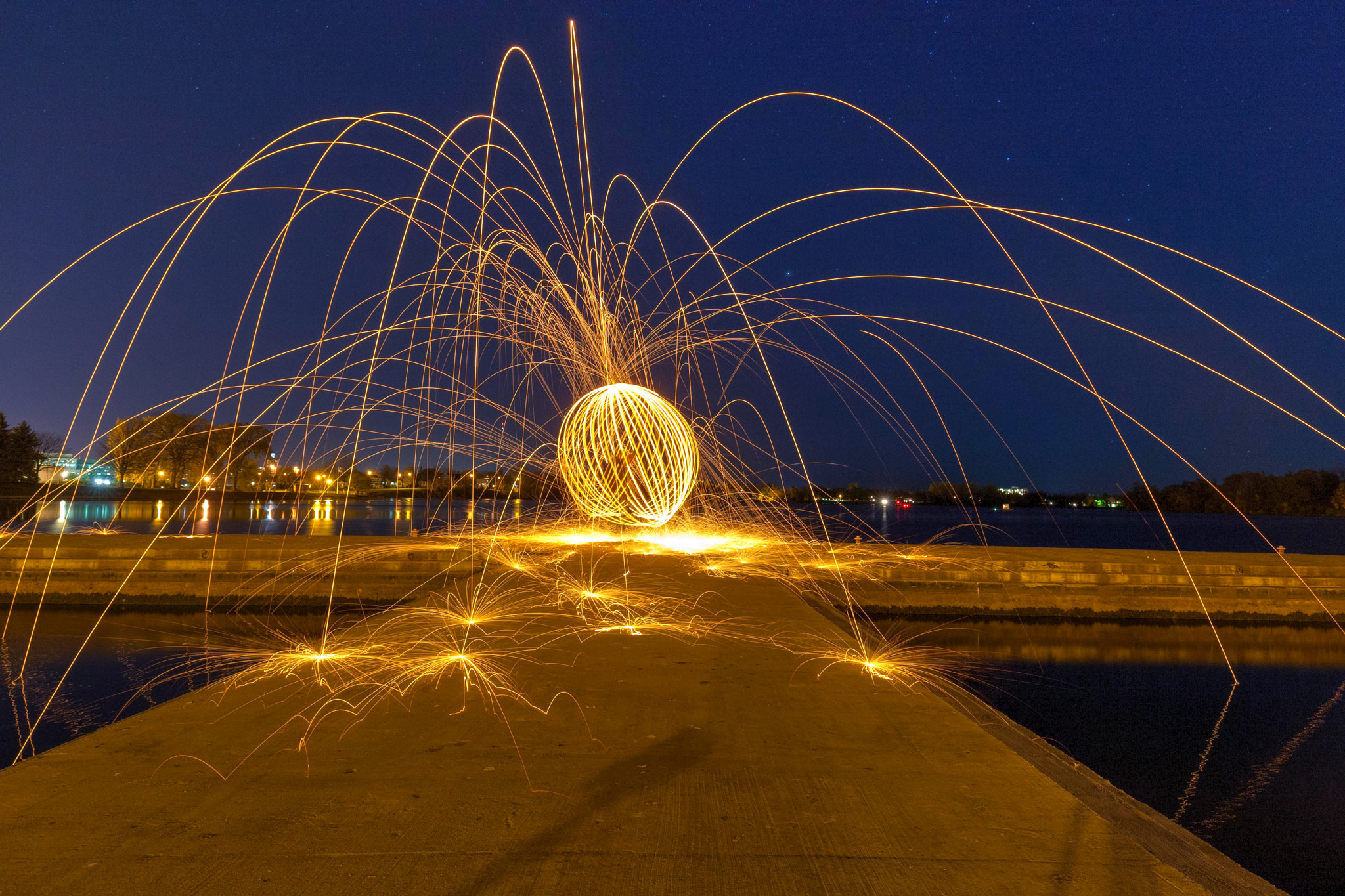 Canon EF 16-35mm F4L IS USM sample photo. Playing with fire photography