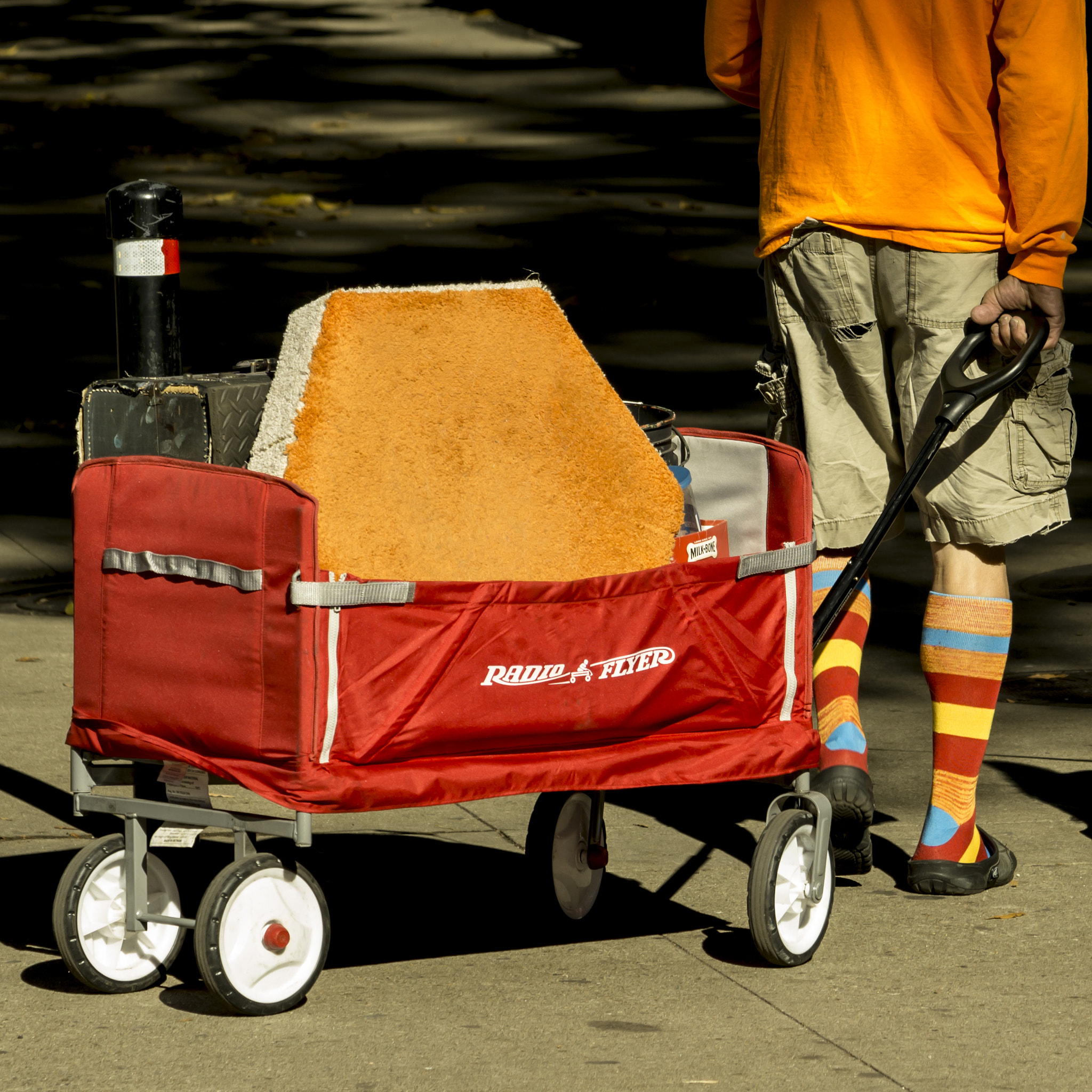 Sony a6000 + Sony FE 90mm F2.8 Macro G OSS sample photo. Homeless performer photography