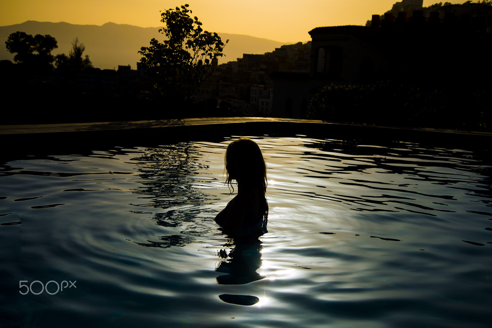 Nikon D800E sample photo. Xauen sunset photography
