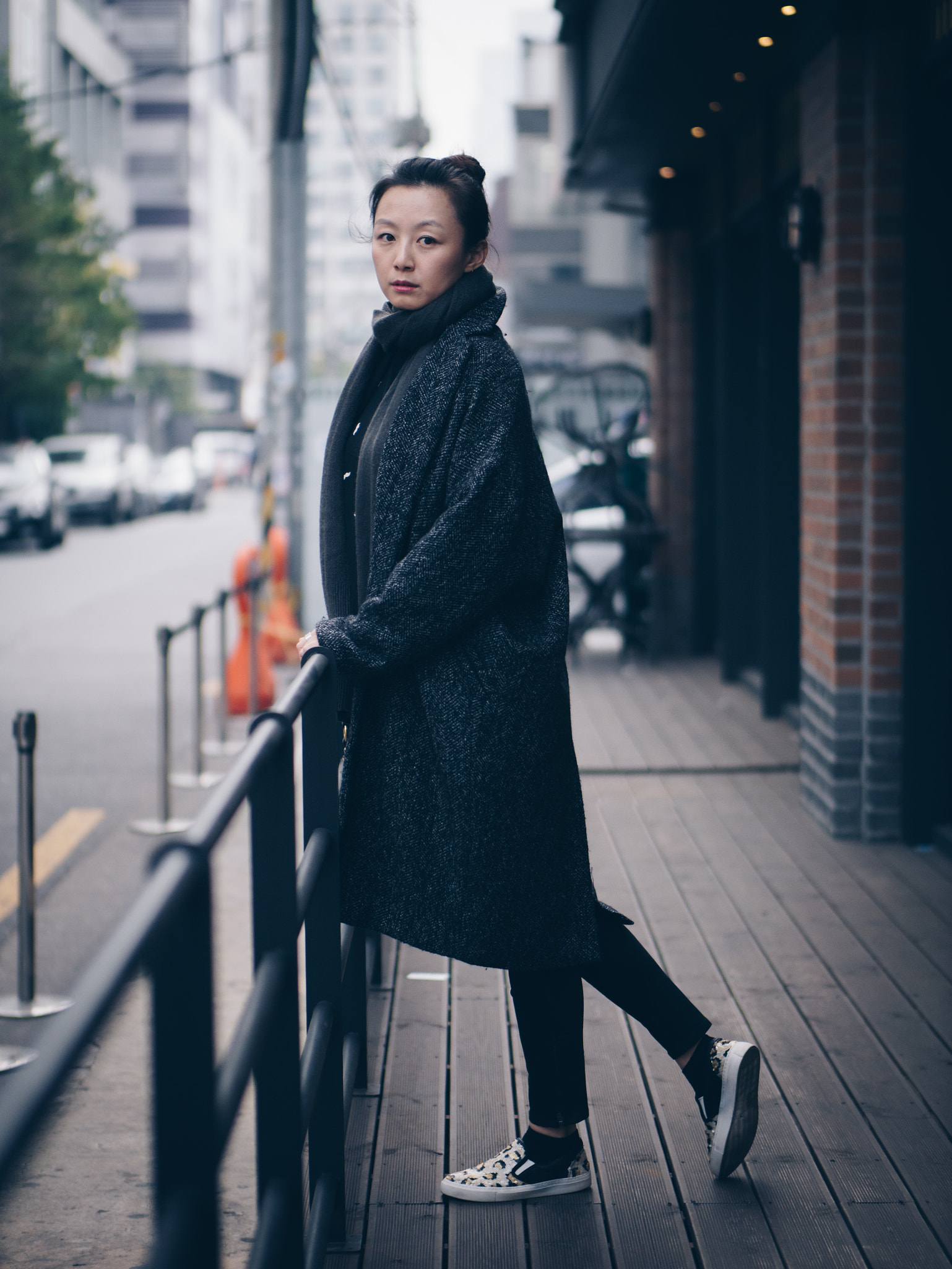 Panasonic Leica DG Nocticron 42.5mm F1.2 ASPH OIS sample photo. 도시 가을 photography