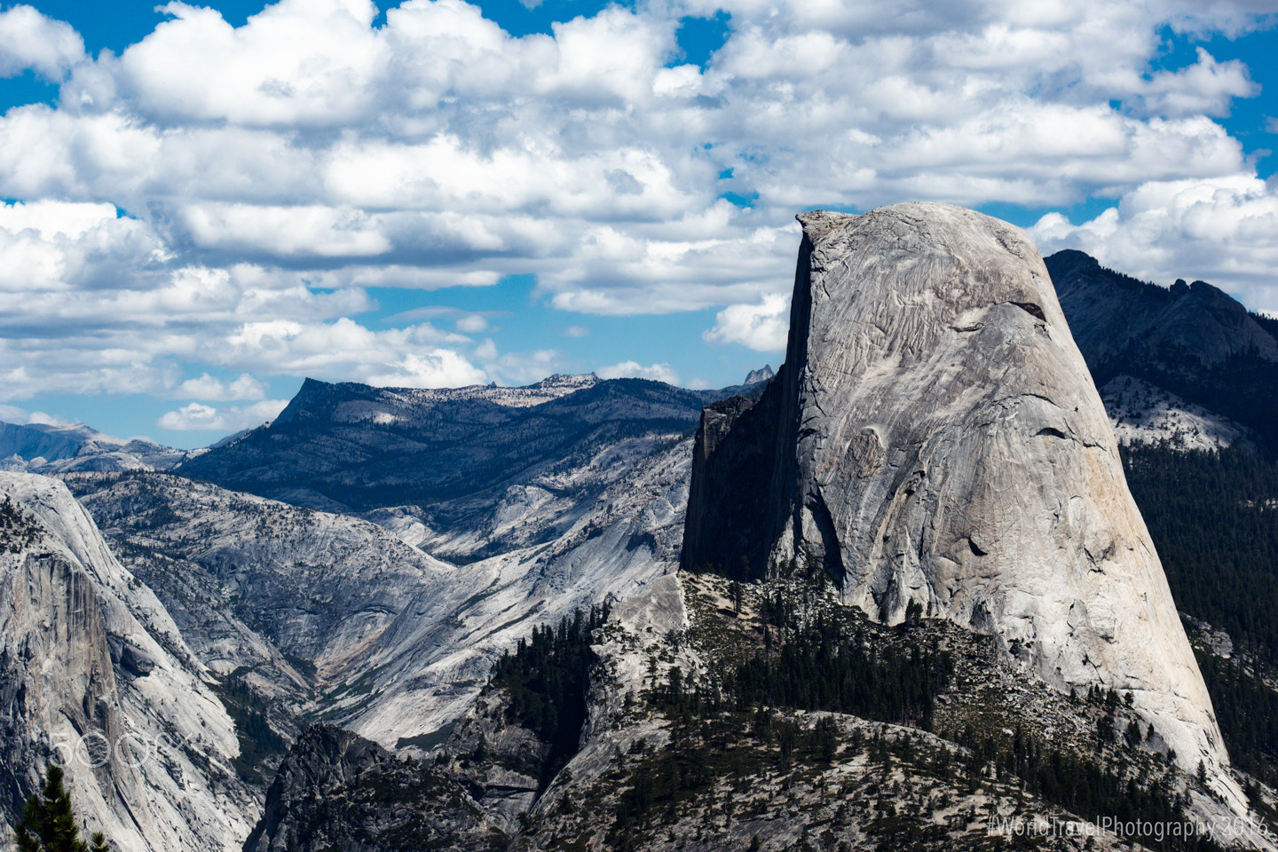 Sony SLT-A65 (SLT-A65V) + Sigma 70-300mm F4-5.6 DL Macro sample photo. Half dome yosemite national park photography