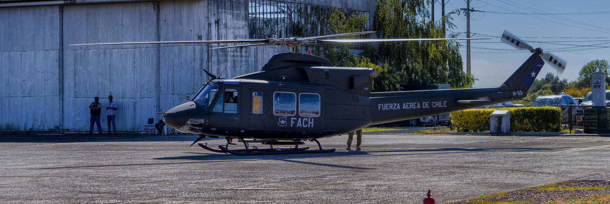 Sony Alpha a3500 + Sony E 55-210mm F4.5-6.3 OSS sample photo. Fach helicopter photography