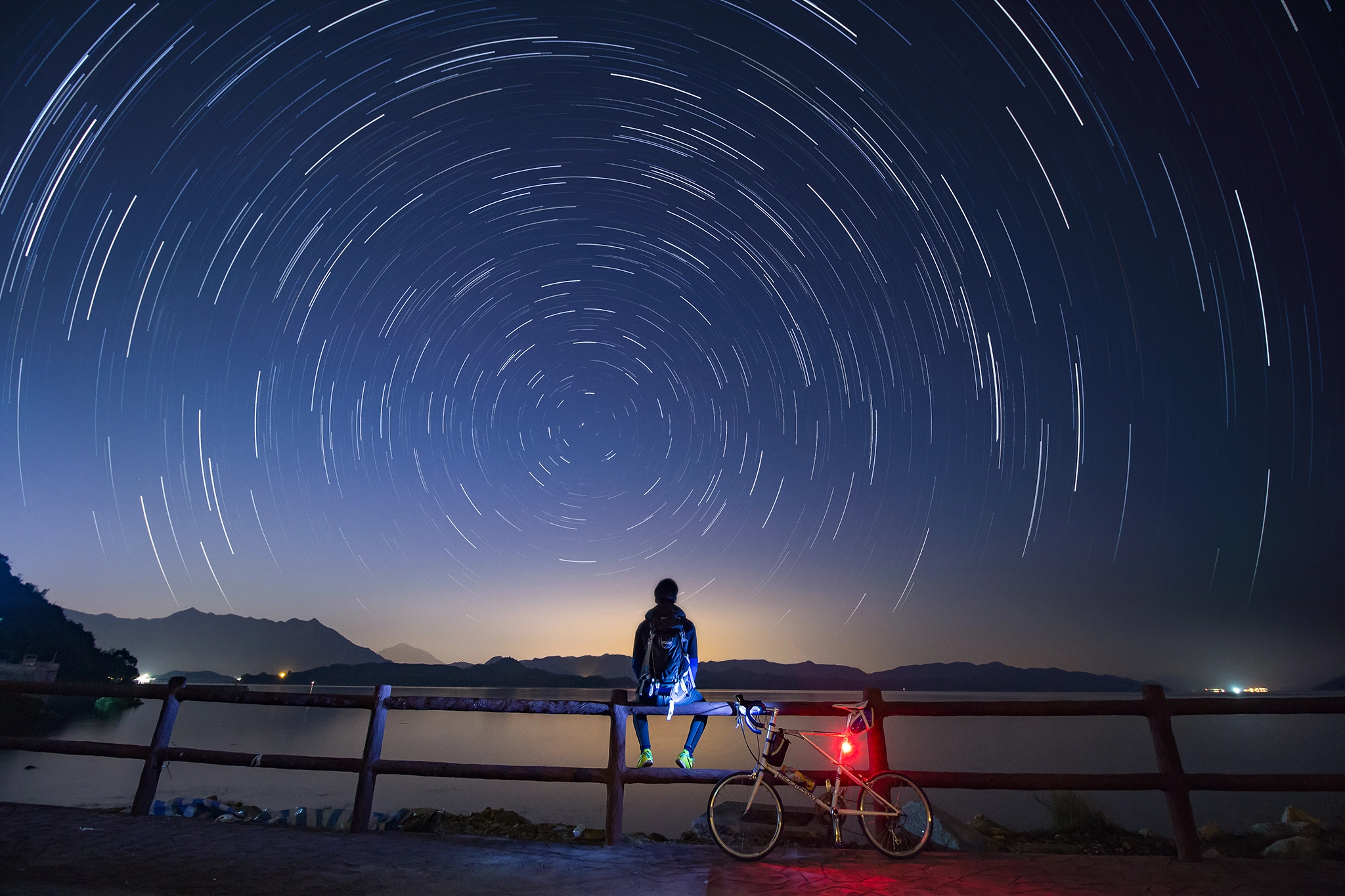 Canon EOS M + Canon EF-S 10-18mm F4.5–5.6 IS STM sample photo. Startrails, nai chung, hong kong photography