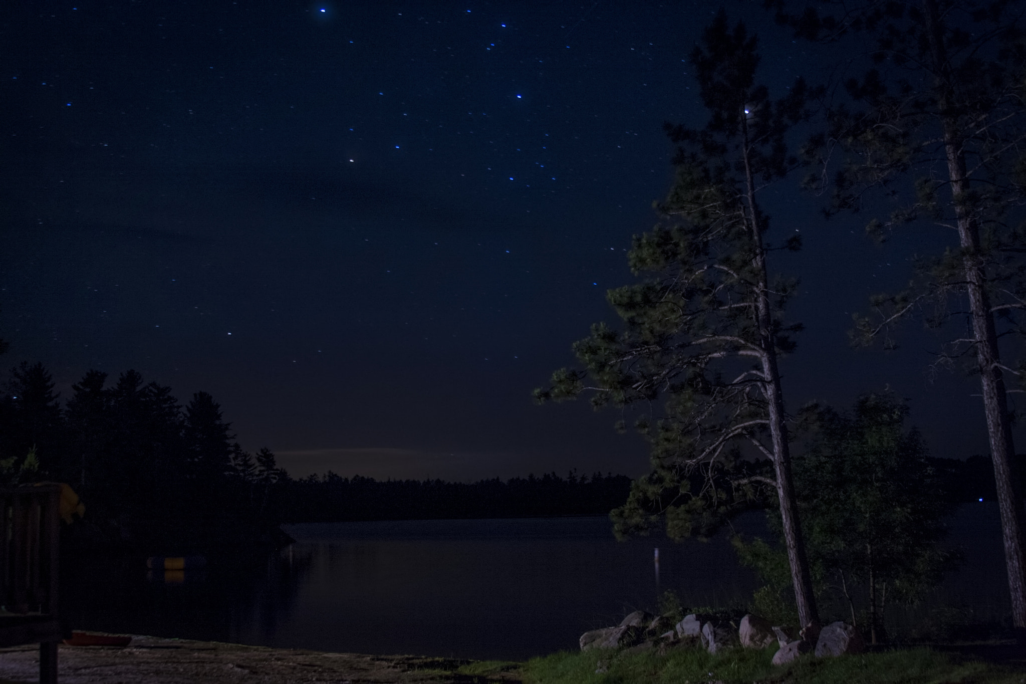 Canon EF 28-135mm F3.5-5.6 IS USM sample photo. Starry night photography