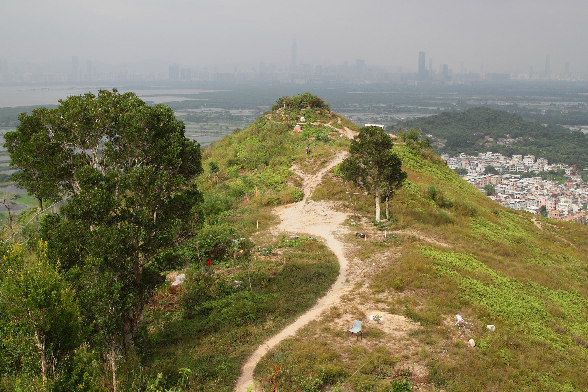 Canon EF 24-70mm F2.8L II USM sample photo. Kai shan facing shenzhen photography
