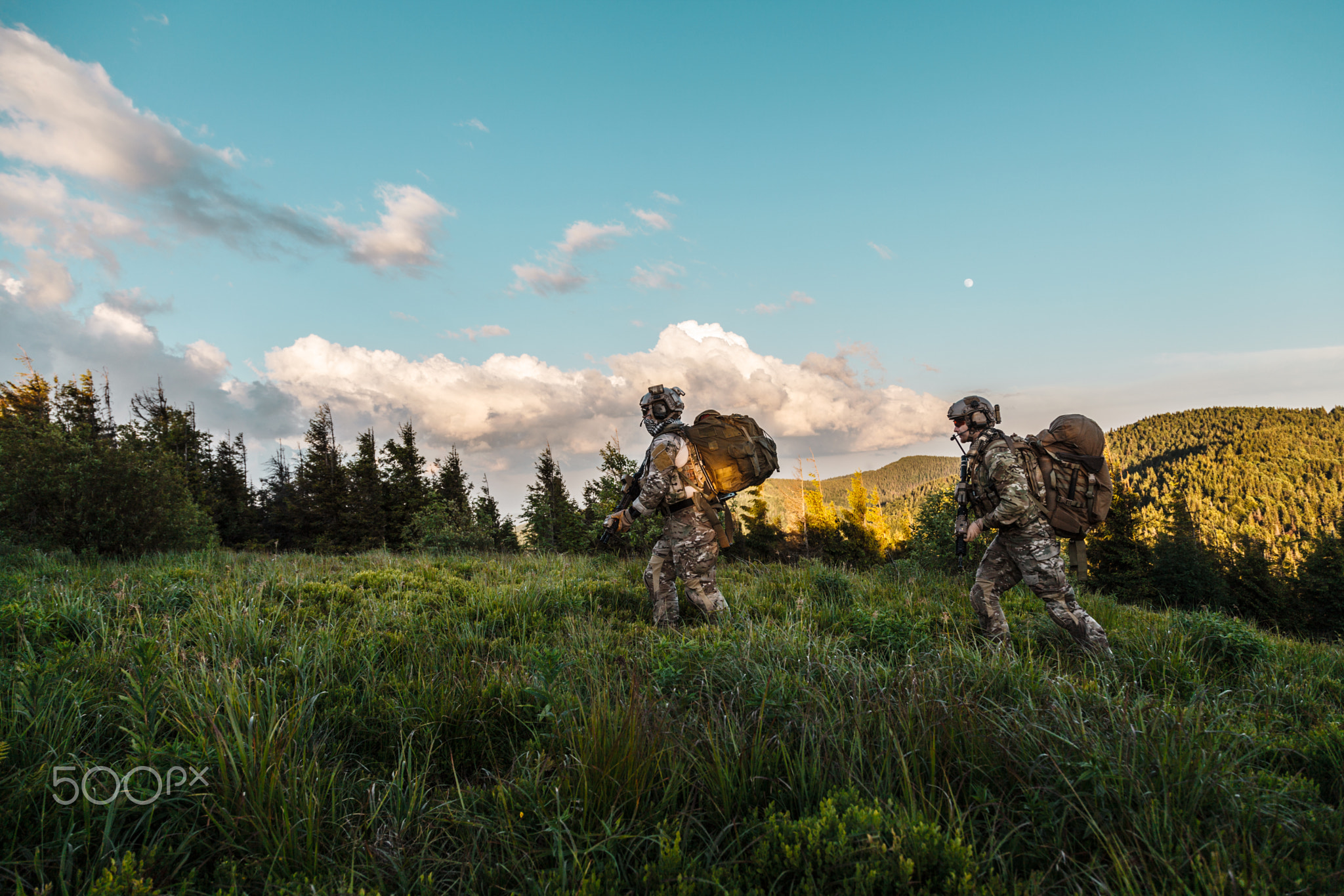 rangers in the mountains