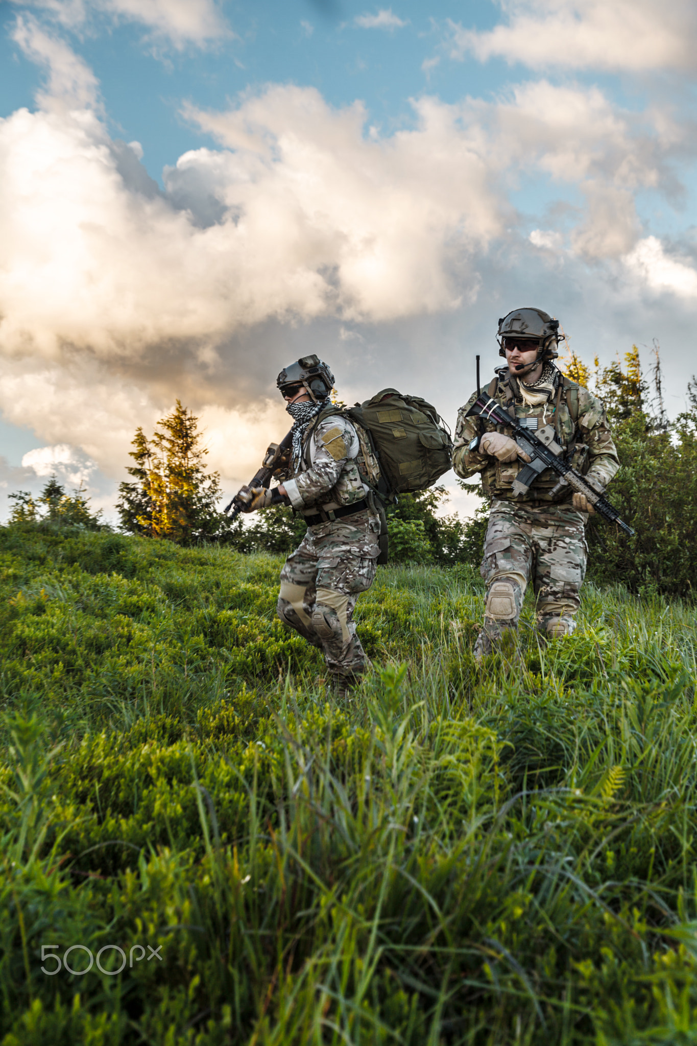 rangers in the mountains