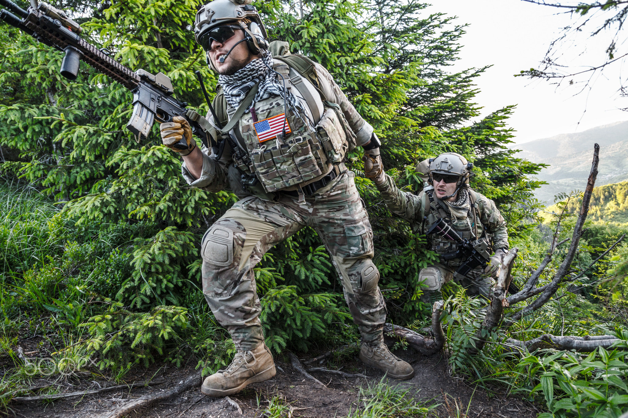 rangers in the mountains