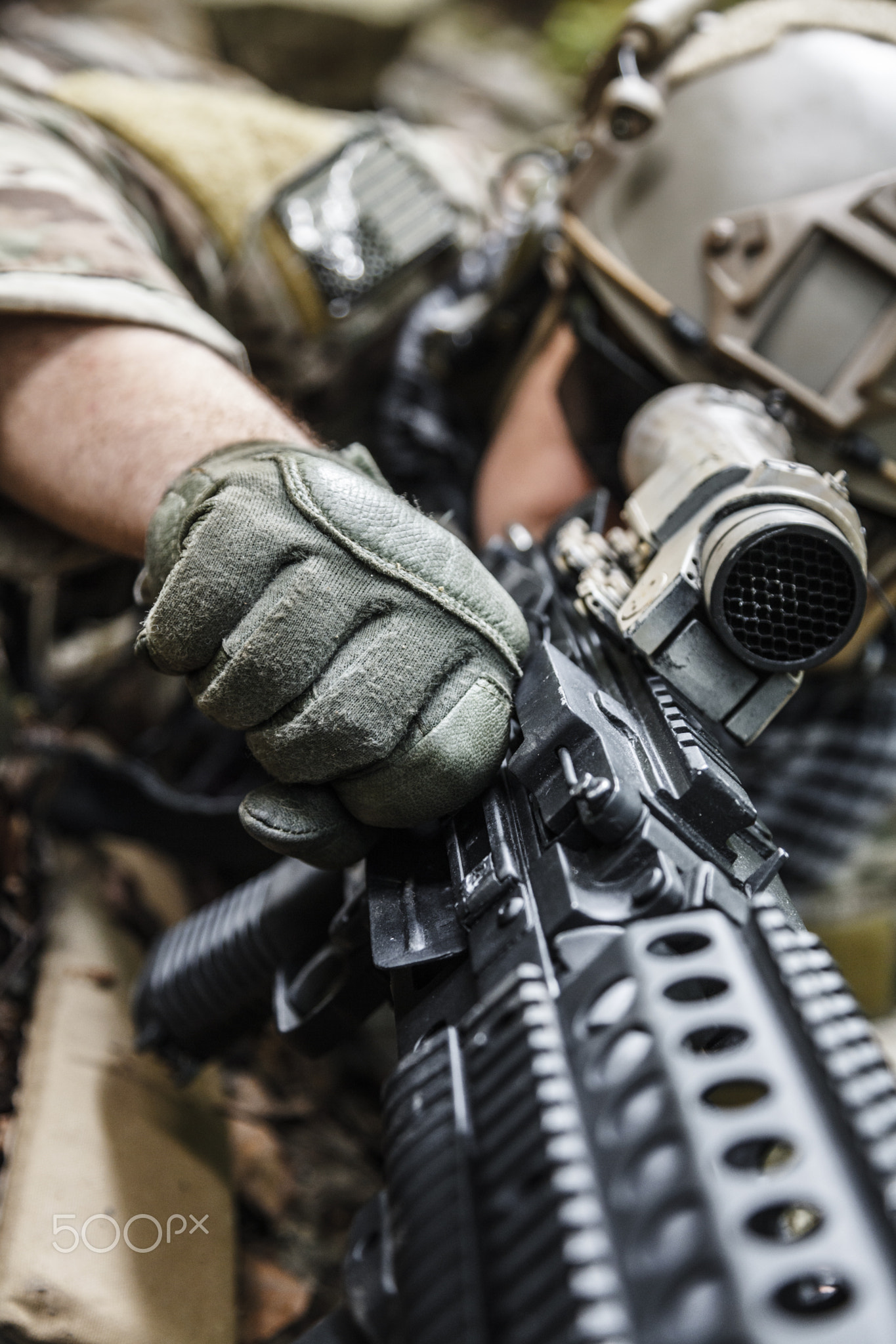 army ranger machine gunner