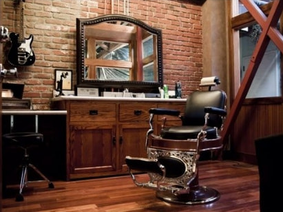 Vintage barber chair