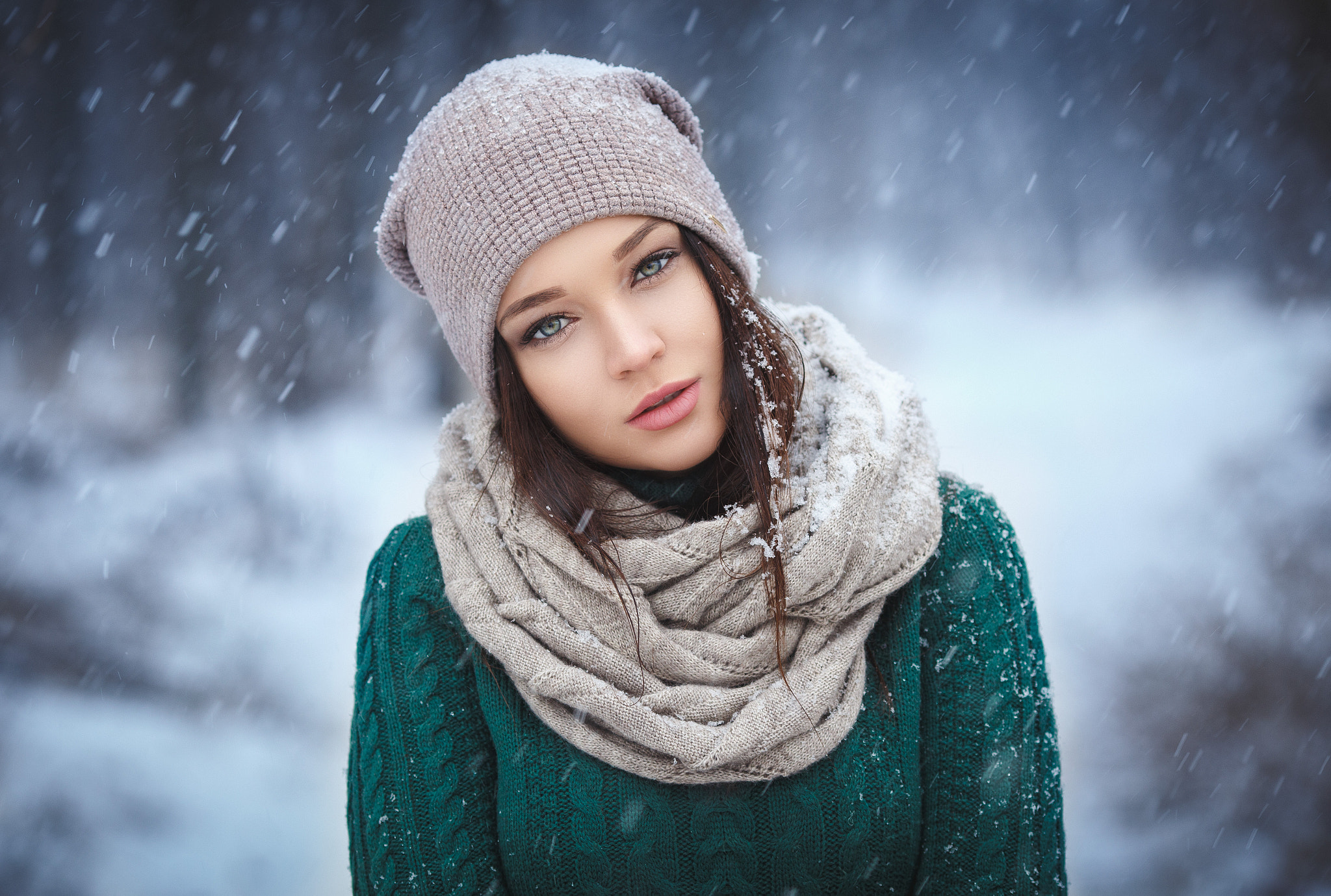 Snow girl by Denis Petrov / 500px