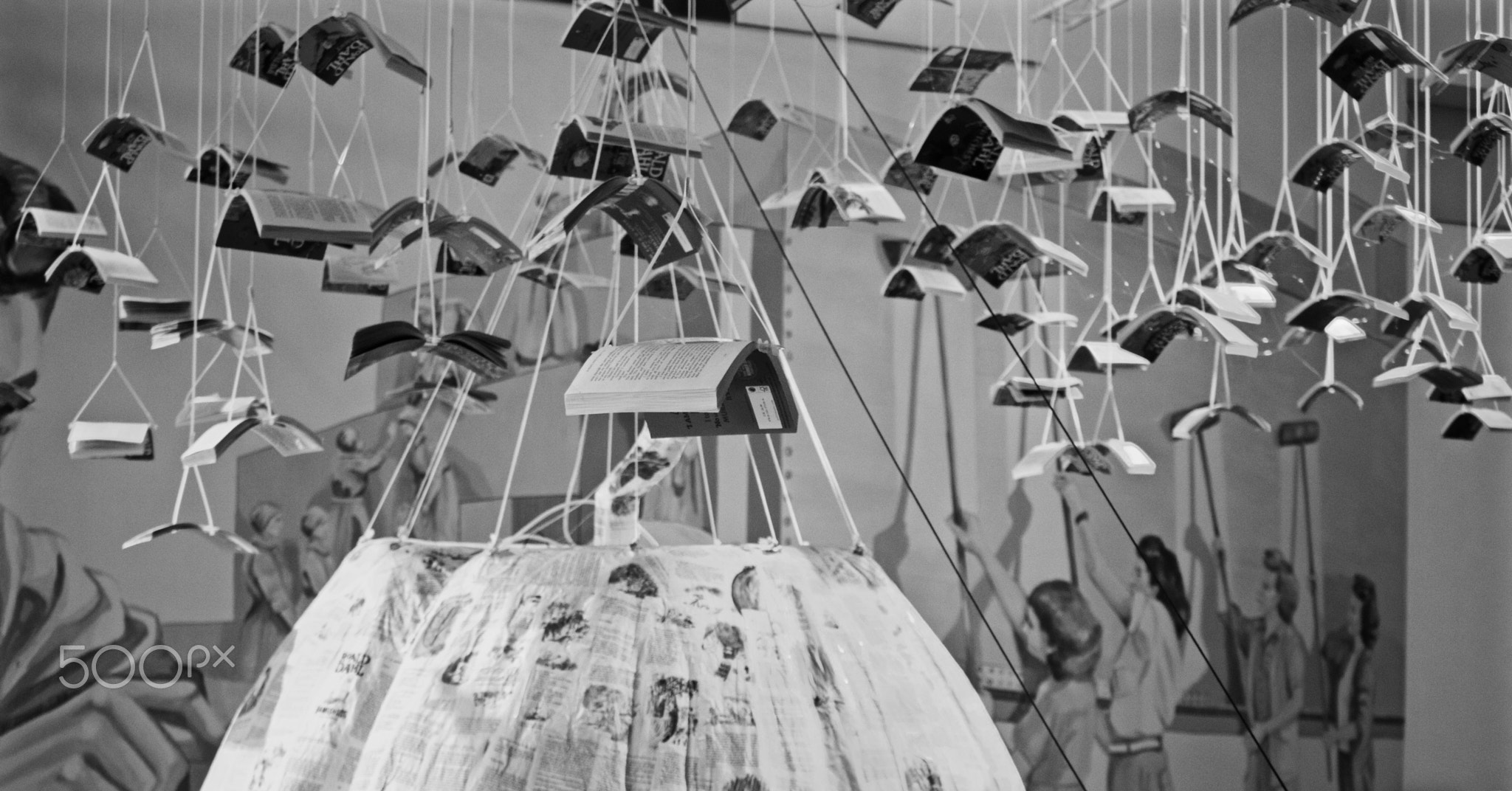 Art installation in the air