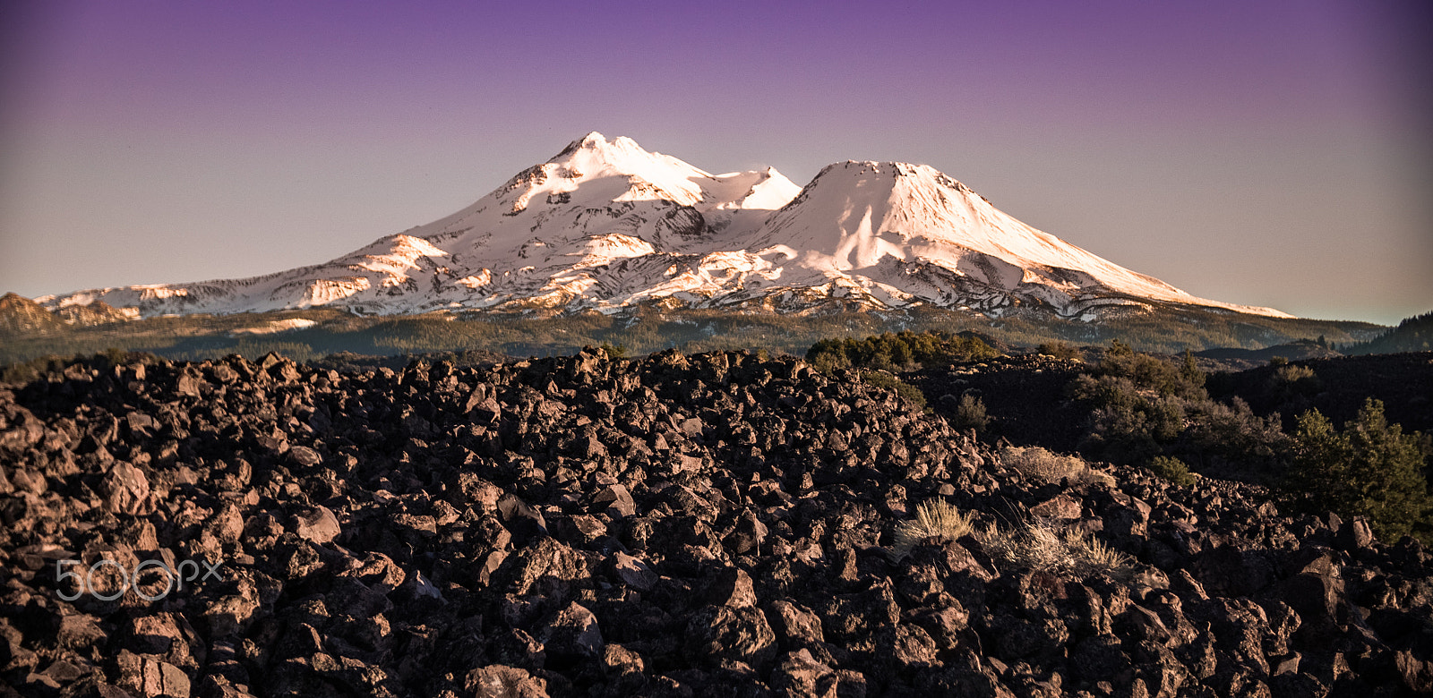 Panasonic Lumix DMC-GH4 sample photo. Mt. shasta & lava field photography