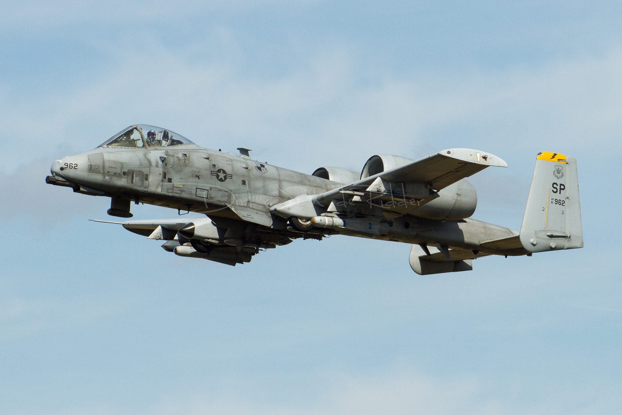 Canon EF 70-200mm F2.8L USM sample photo. United states air force a-10c thunderbolt ii 81-0962 photography