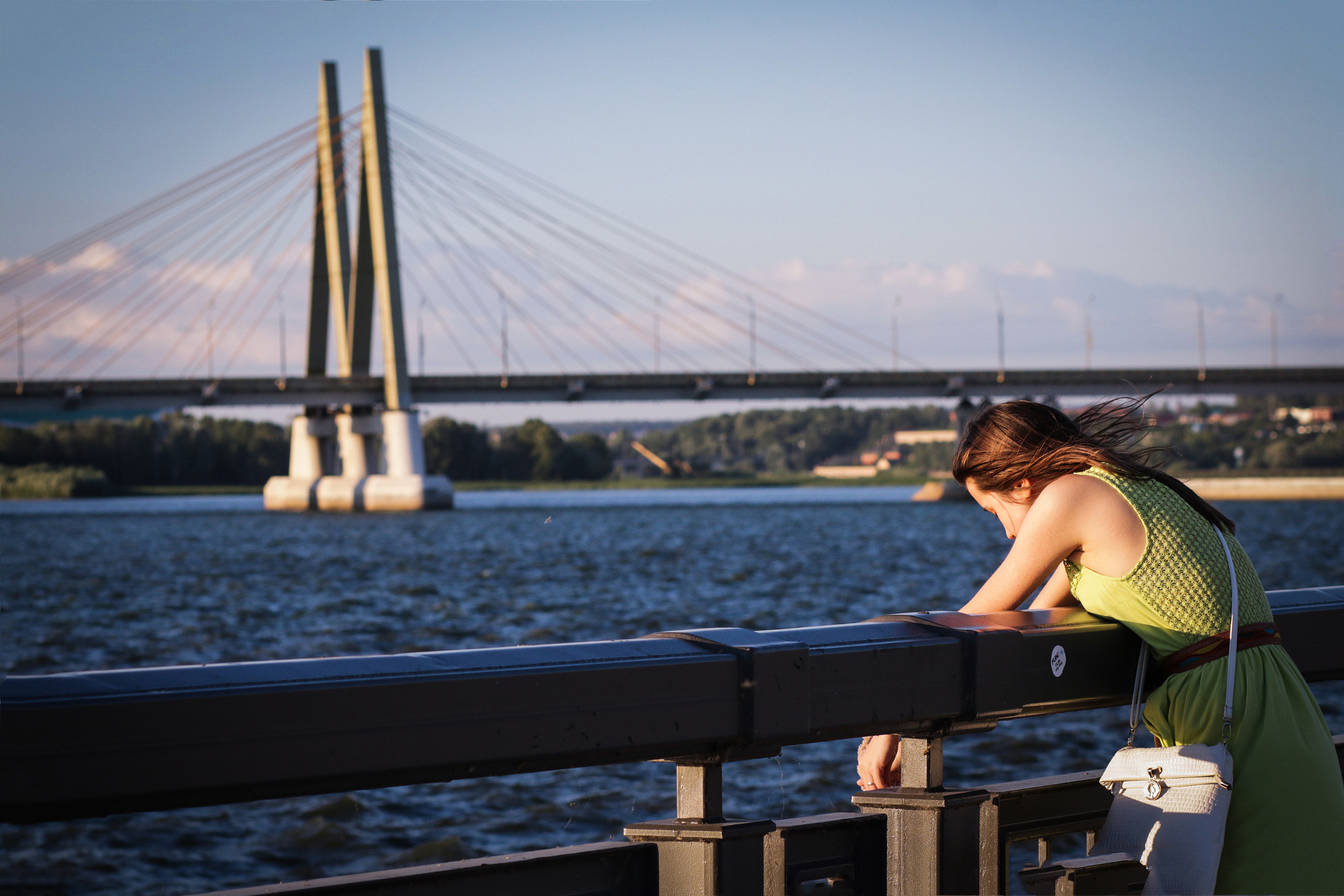 Girl and the bridge
