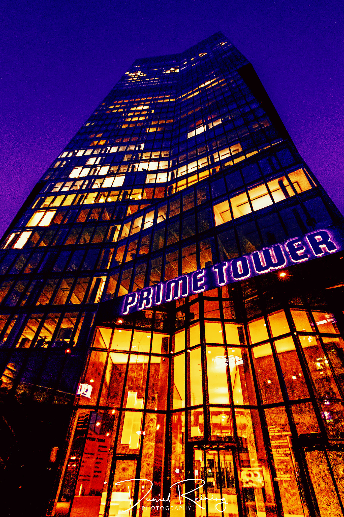 Canon EF 8-15mm F4L Fisheye USM sample photo. Primetower zürich photography