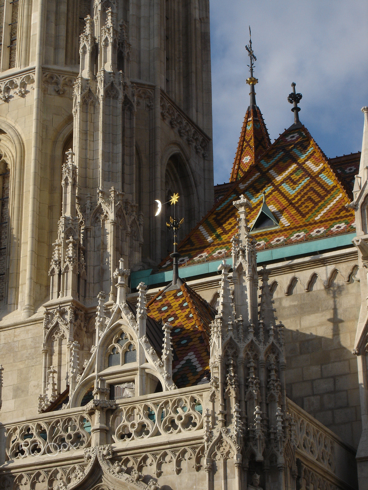 Sony DSC-P100 sample photo. Matthias church, budapest photography