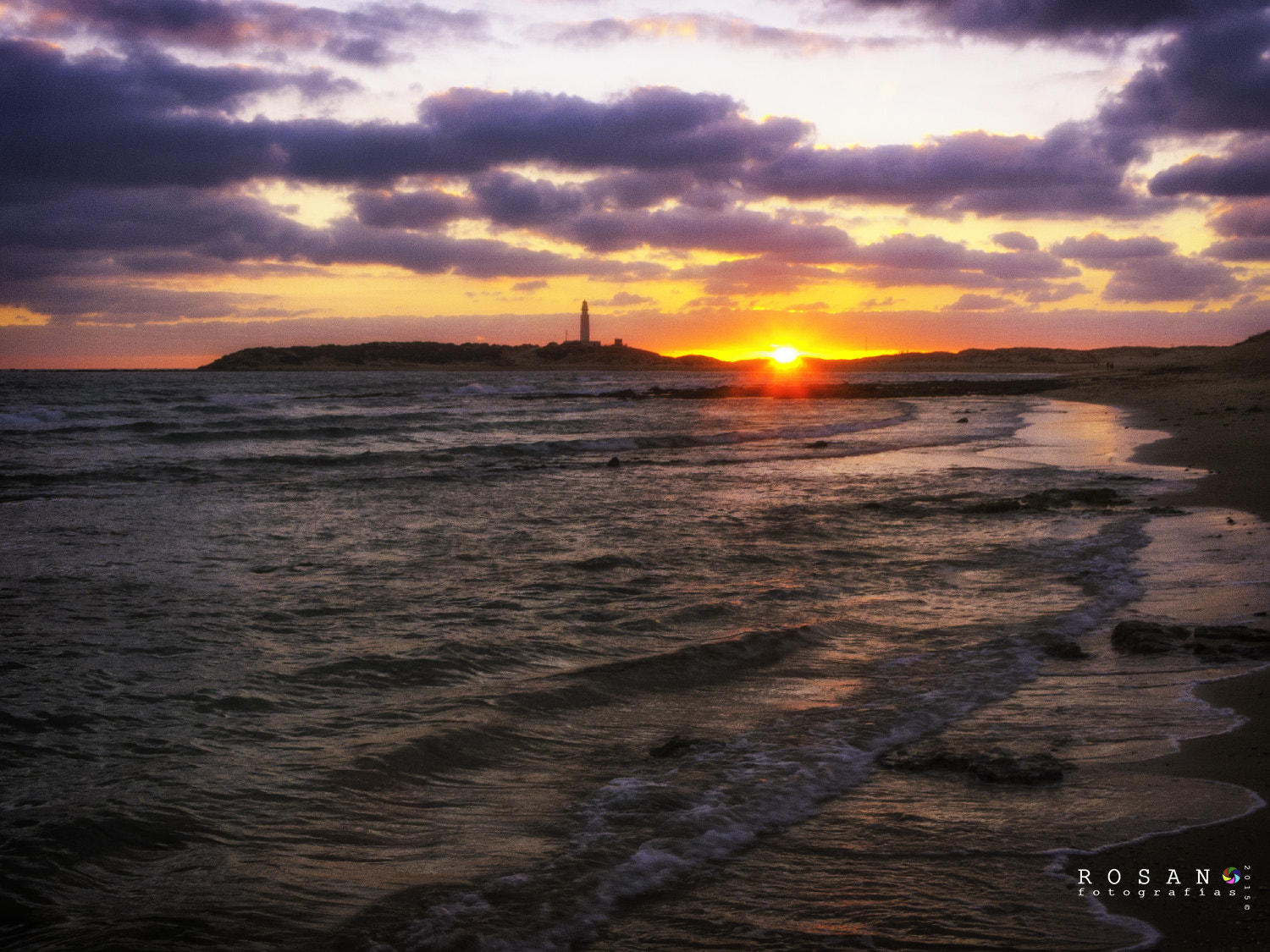 Olympus SP500UZ sample photo. Ocaso en cabo trafalgar photography