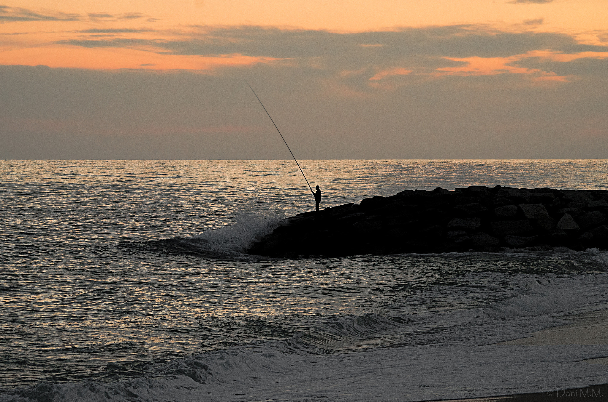 Pentax K-500 sample photo. Fisherman photography