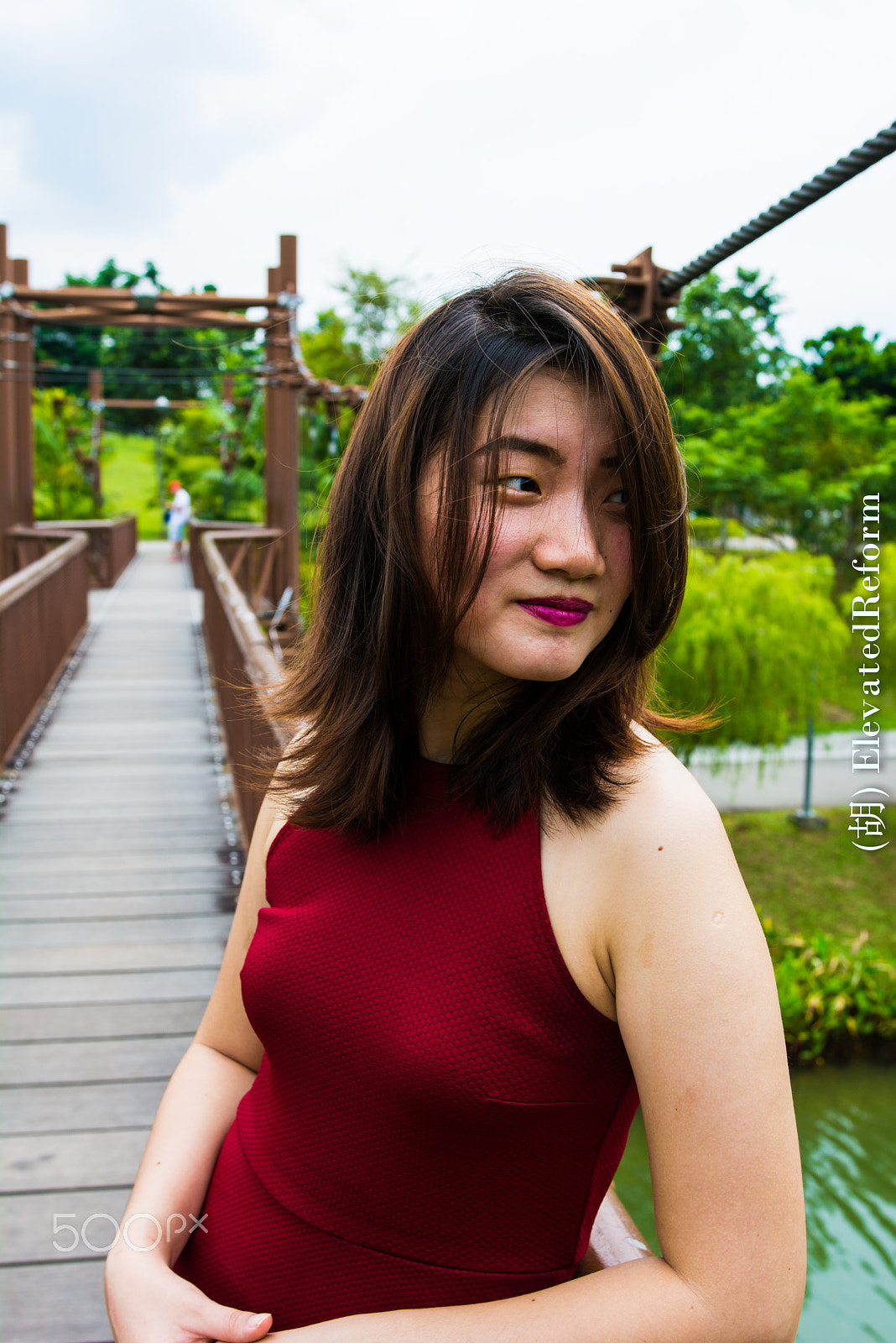 Nikon D7100 sample photo. The lady in red photography