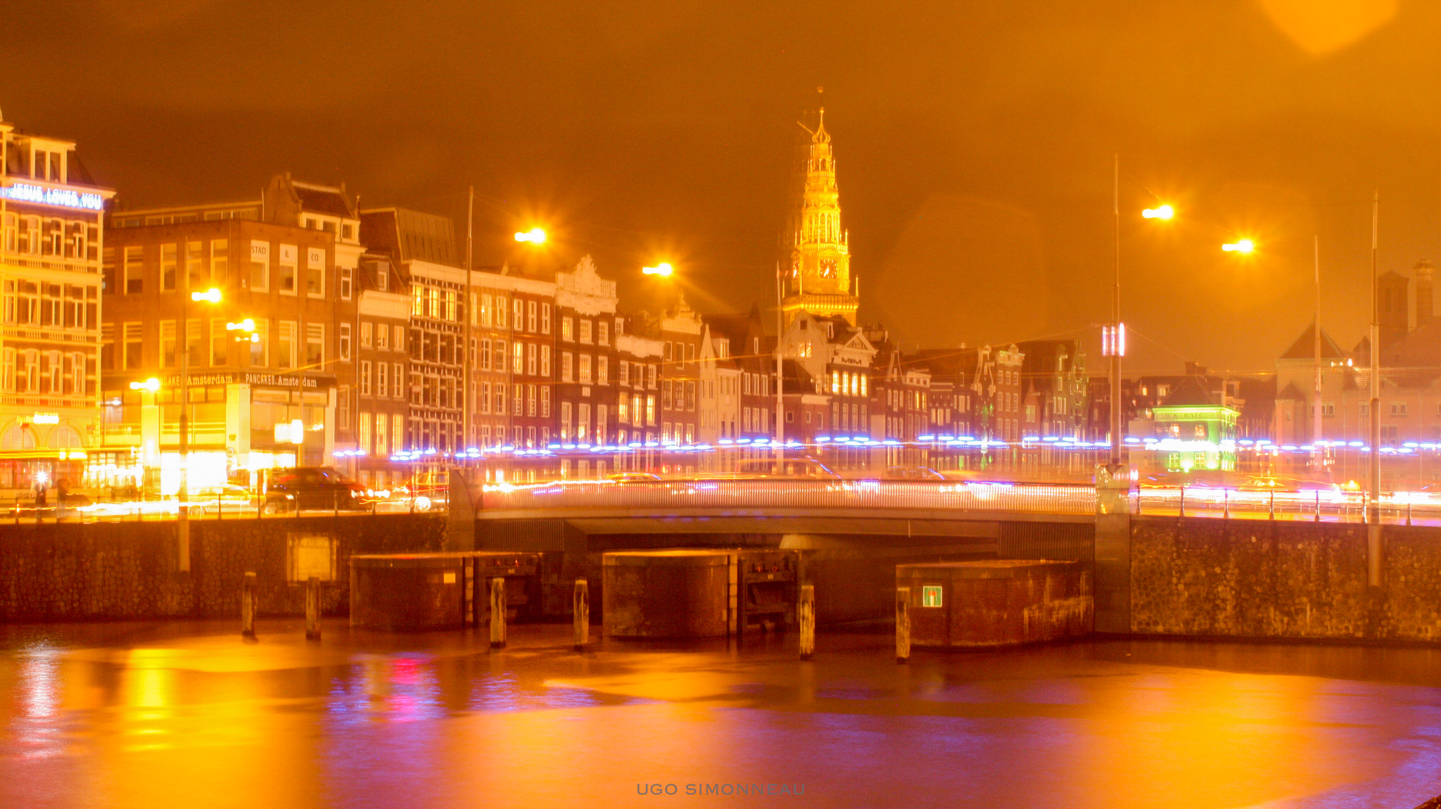 Canon EF 35-80mm f/4-5.6 sample photo. Amsterdam by night photography